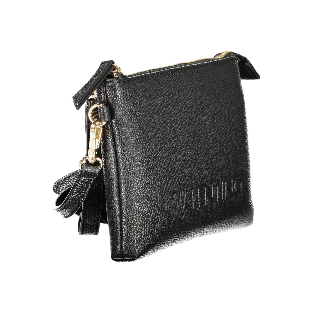 Black Polyethylene Women Handbag Mario Valentino