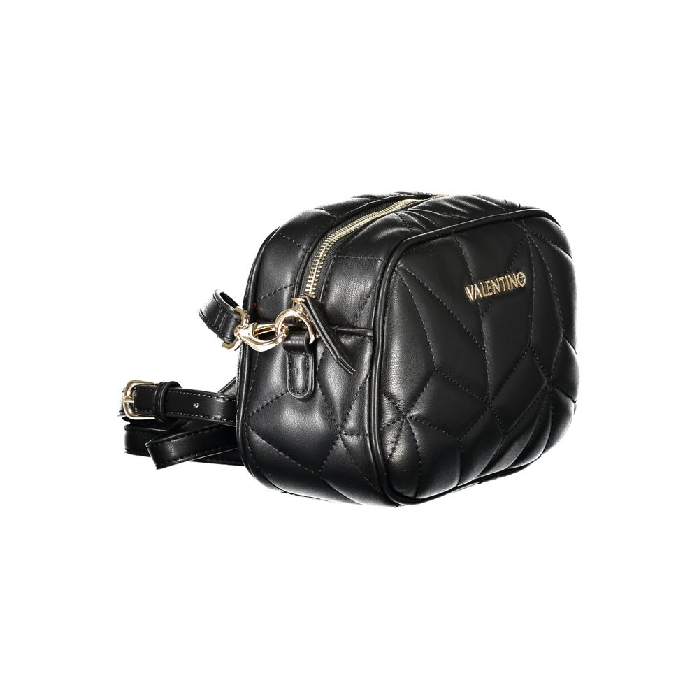 Black Polyethylene Women Handbag Mario Valentino