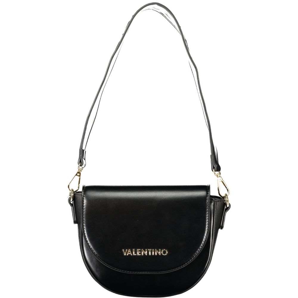 Black Polyethylene Women Handbag Mario Valentino