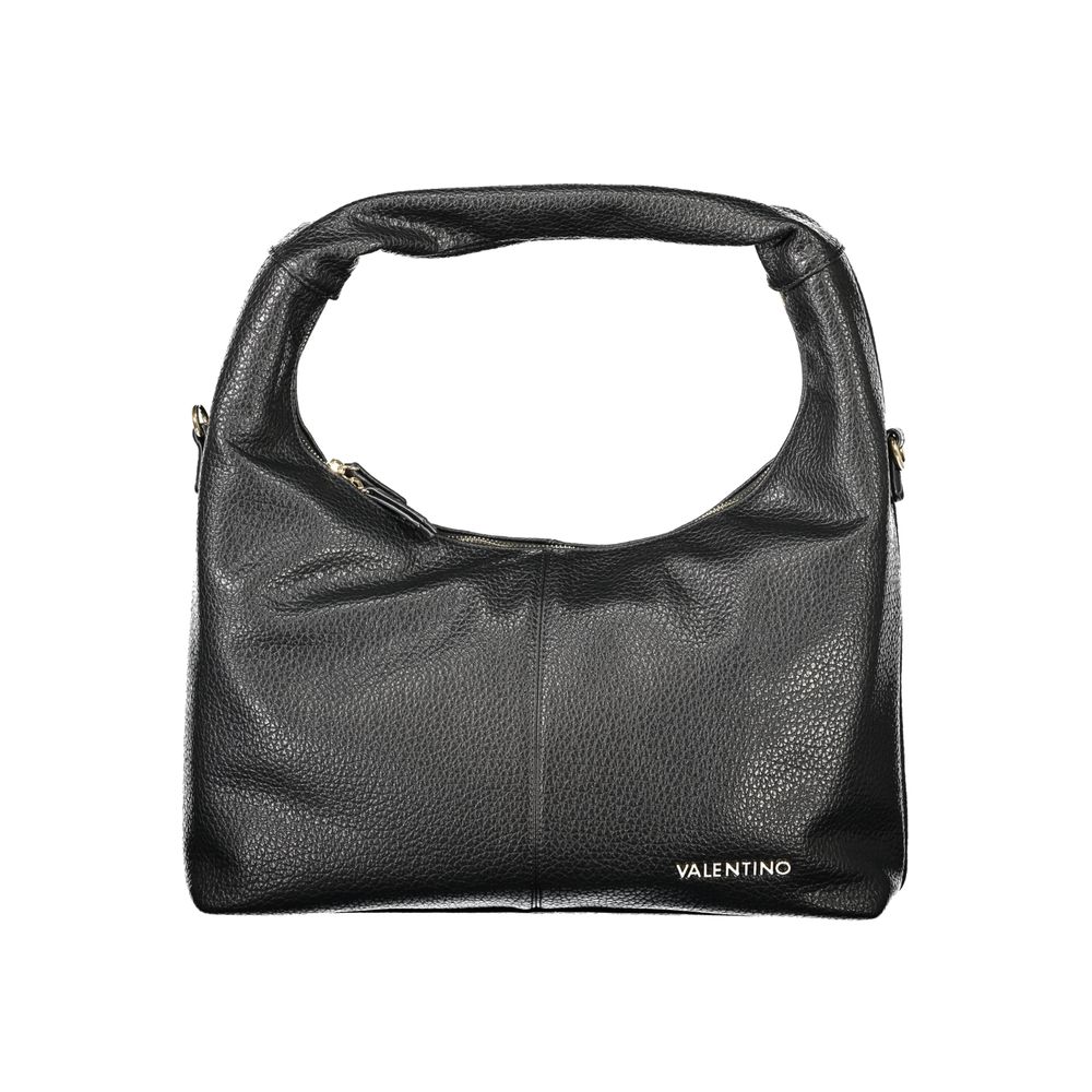 Black Polyethylene Women Handbag Mario Valentino