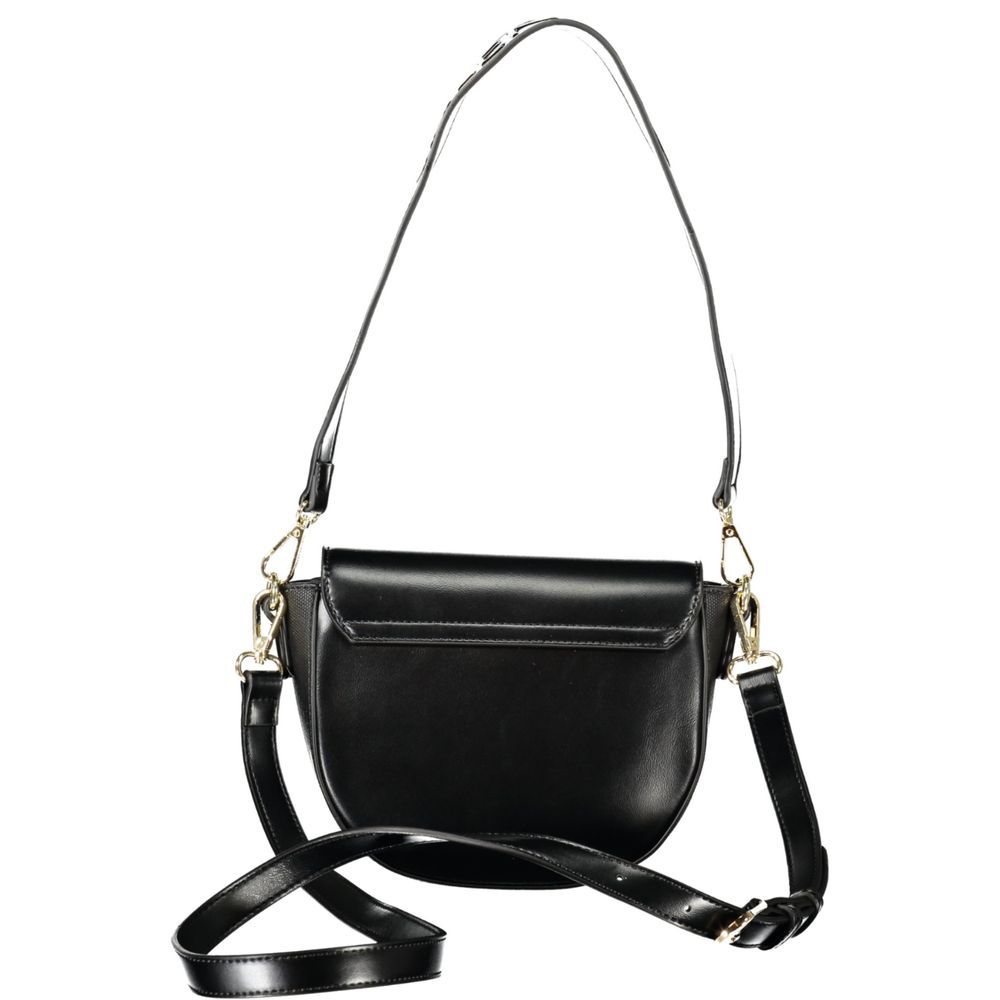 Black Polyethylene Women Handbag Mario Valentino