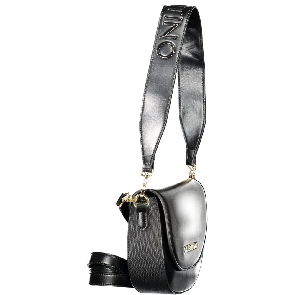 Black Polyethylene Women Handbag Mario Valentino
