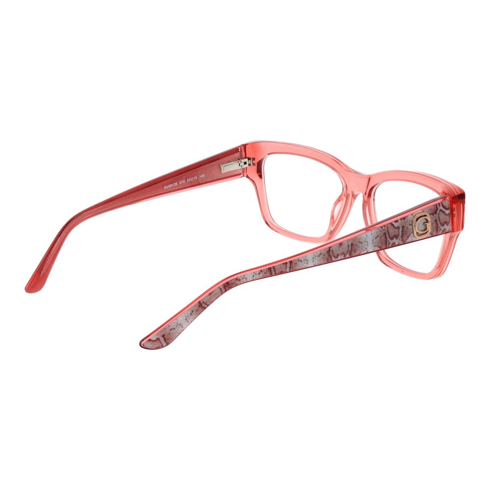 Red Women Glasses Frame Guess