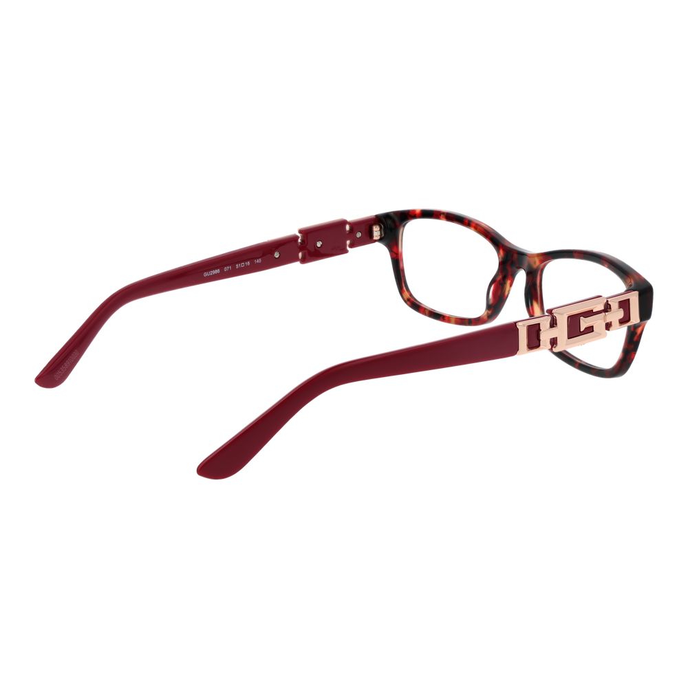 Red Women Glasses Frame Guess