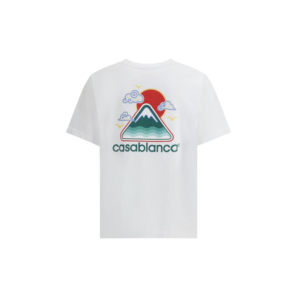 Montagne OndulÉe Screen printed Tshirt Casablanca