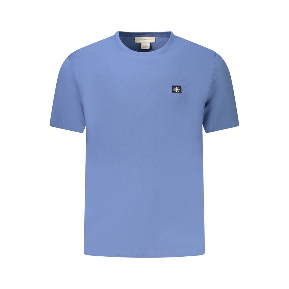 Blue Cotton Men T-Shirt Calvin Klein