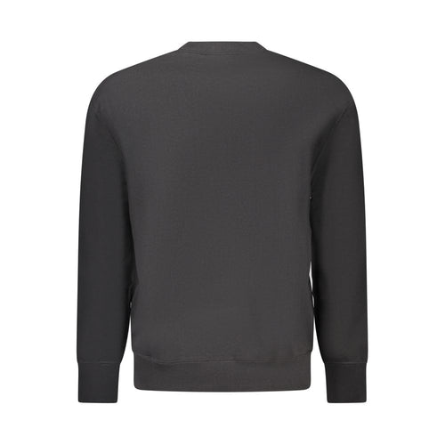 Black Cotton Men Sweater Calvin Klein
