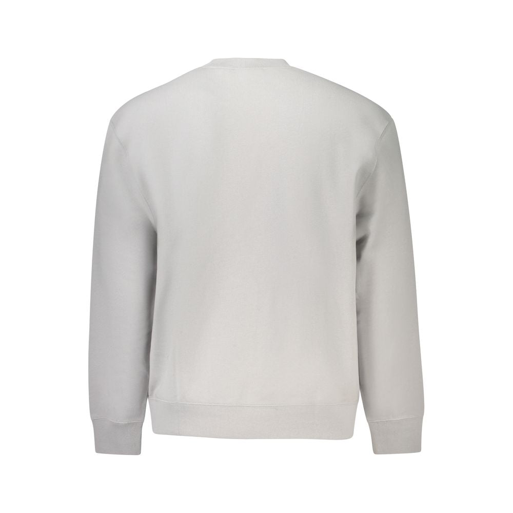 Gray Cotton Men Sweater Calvin Klein