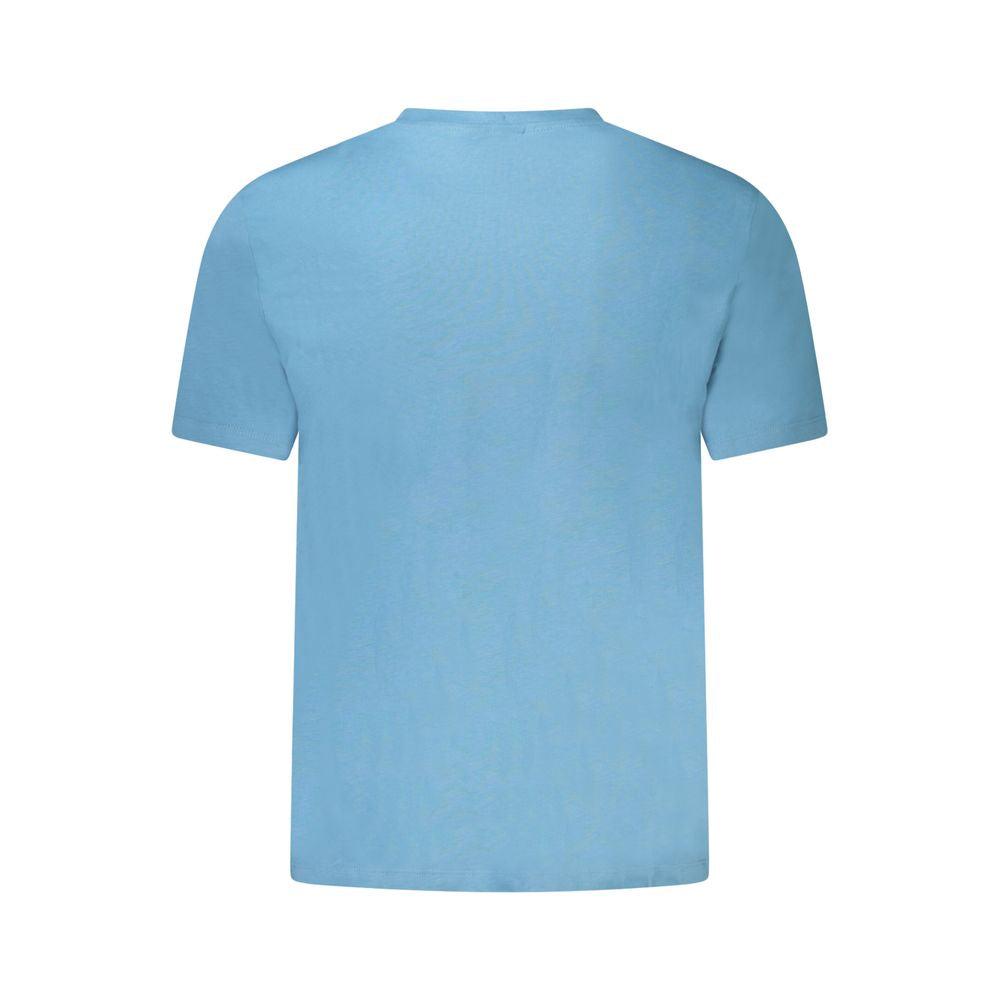 Blue Cotton Men T-Shirt Calvin Klein