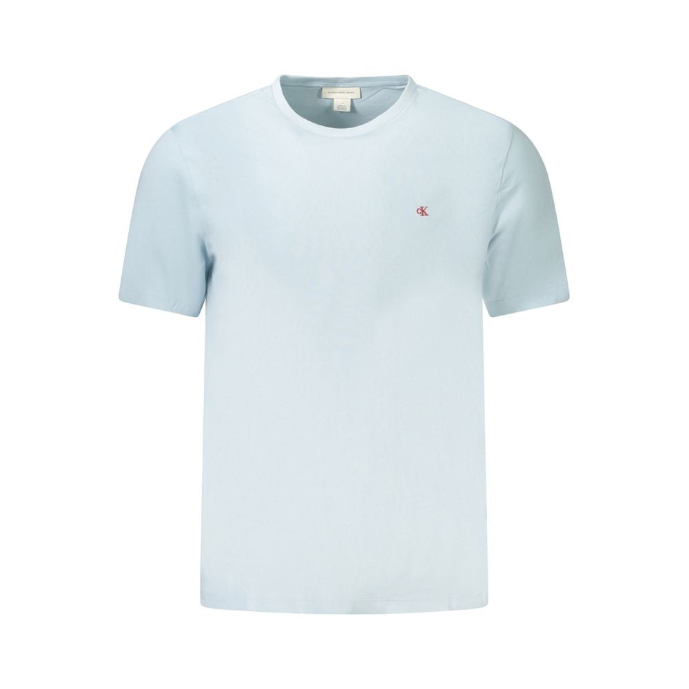 Blue Cotton Men T-Shirt Calvin Klein