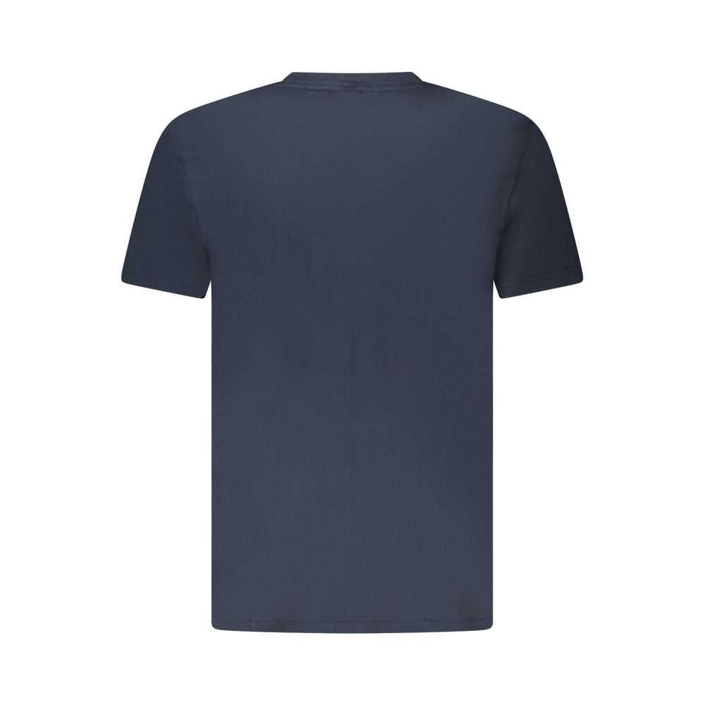 Blue Cotton Men T-Shirt Hugo Boss