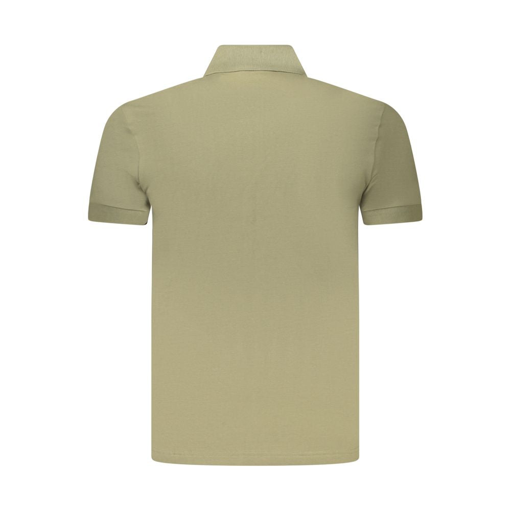 Green Cotton Men Polo Shirt Hugo Boss
