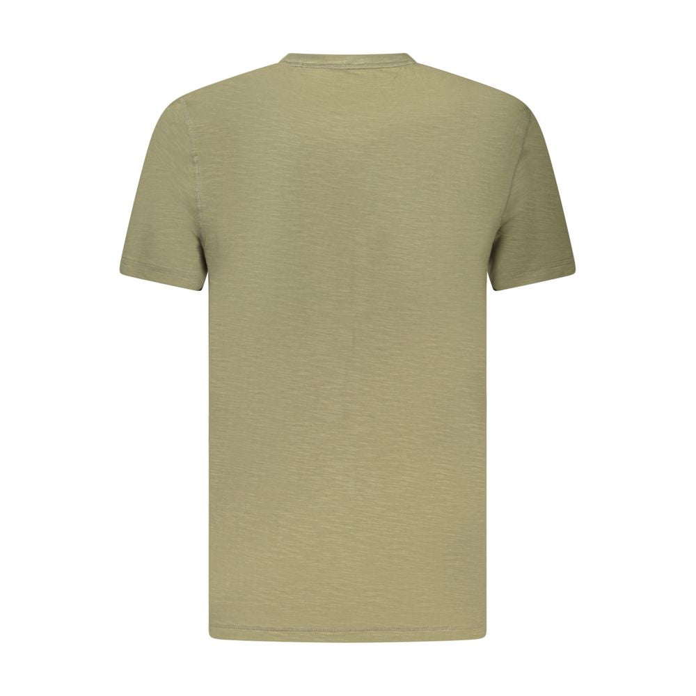Green Cotton Men T-Shirt Hugo Boss