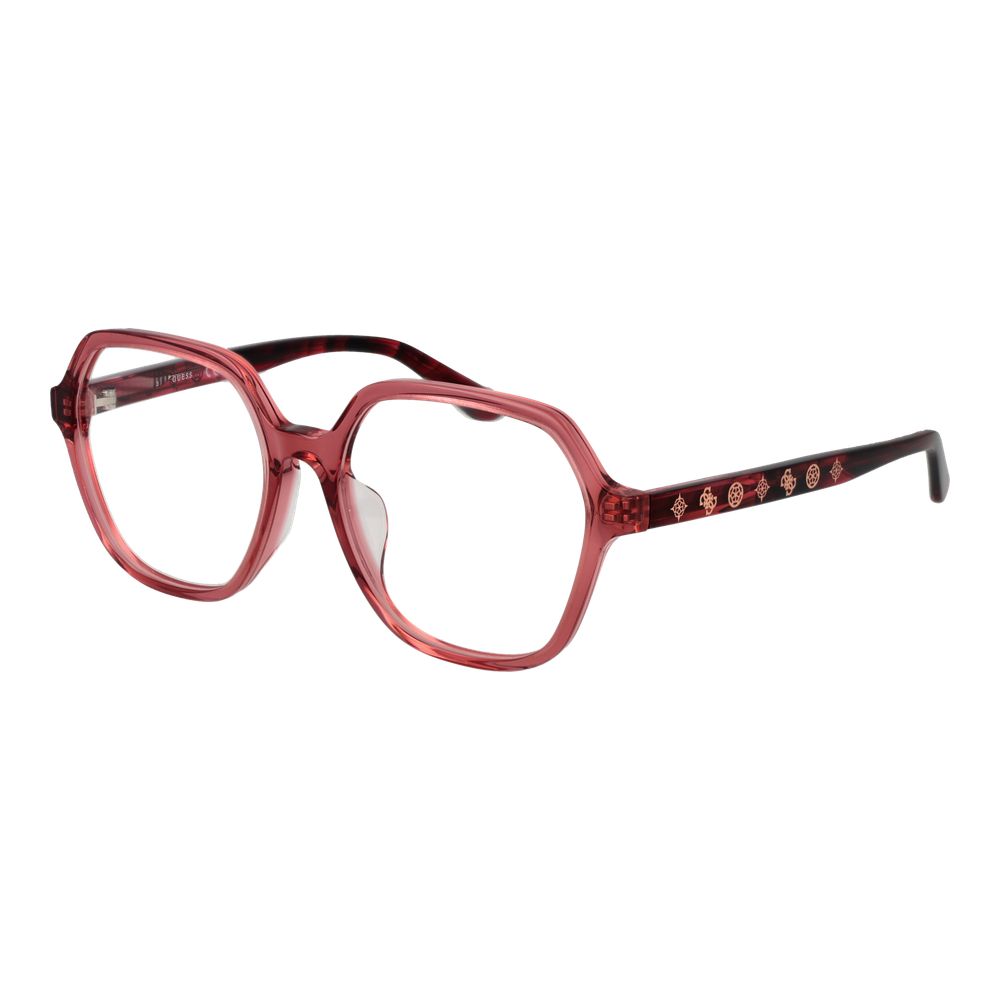 Red Women Glasses Frame Guess