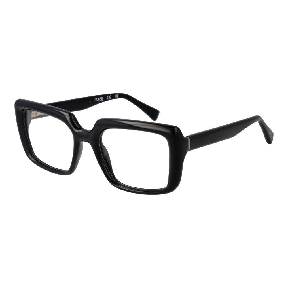 Black Unisex Glasses Frame Guess