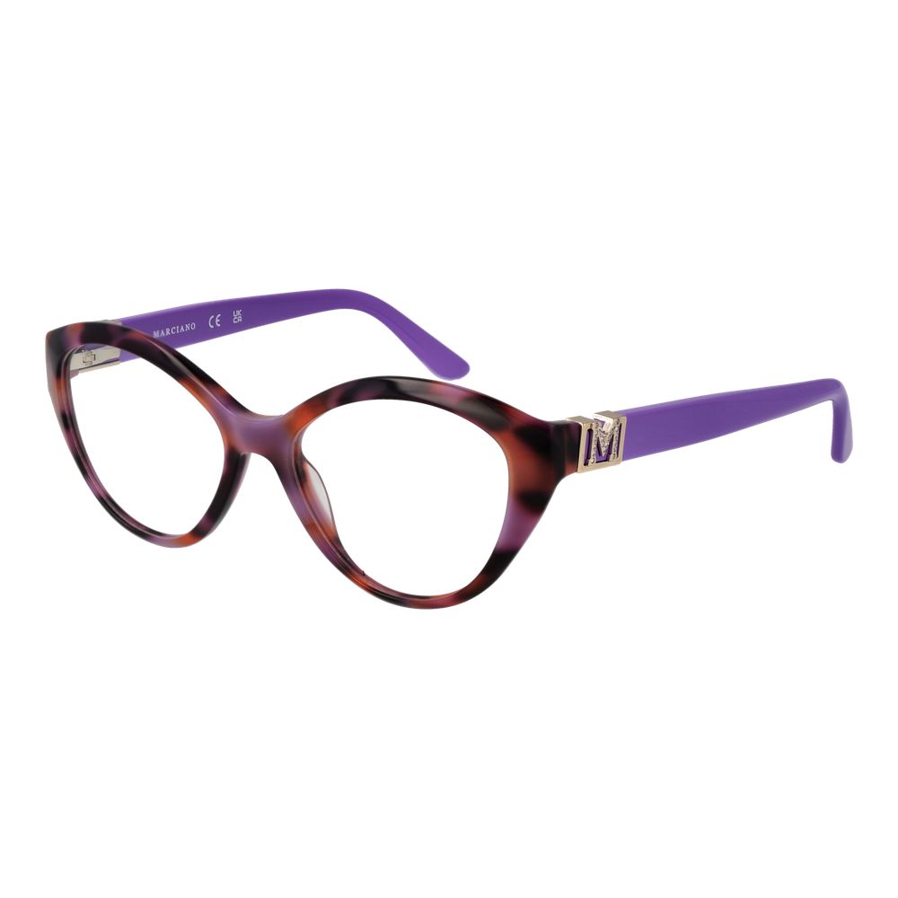 Purple Women Glasses Frame Marciano by Guess