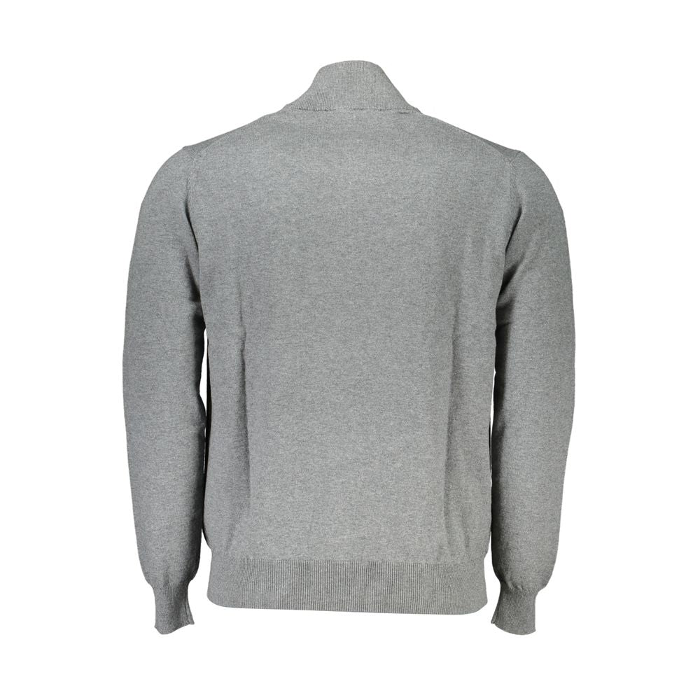 Gray Cotton Sweater Harmont & Blaine