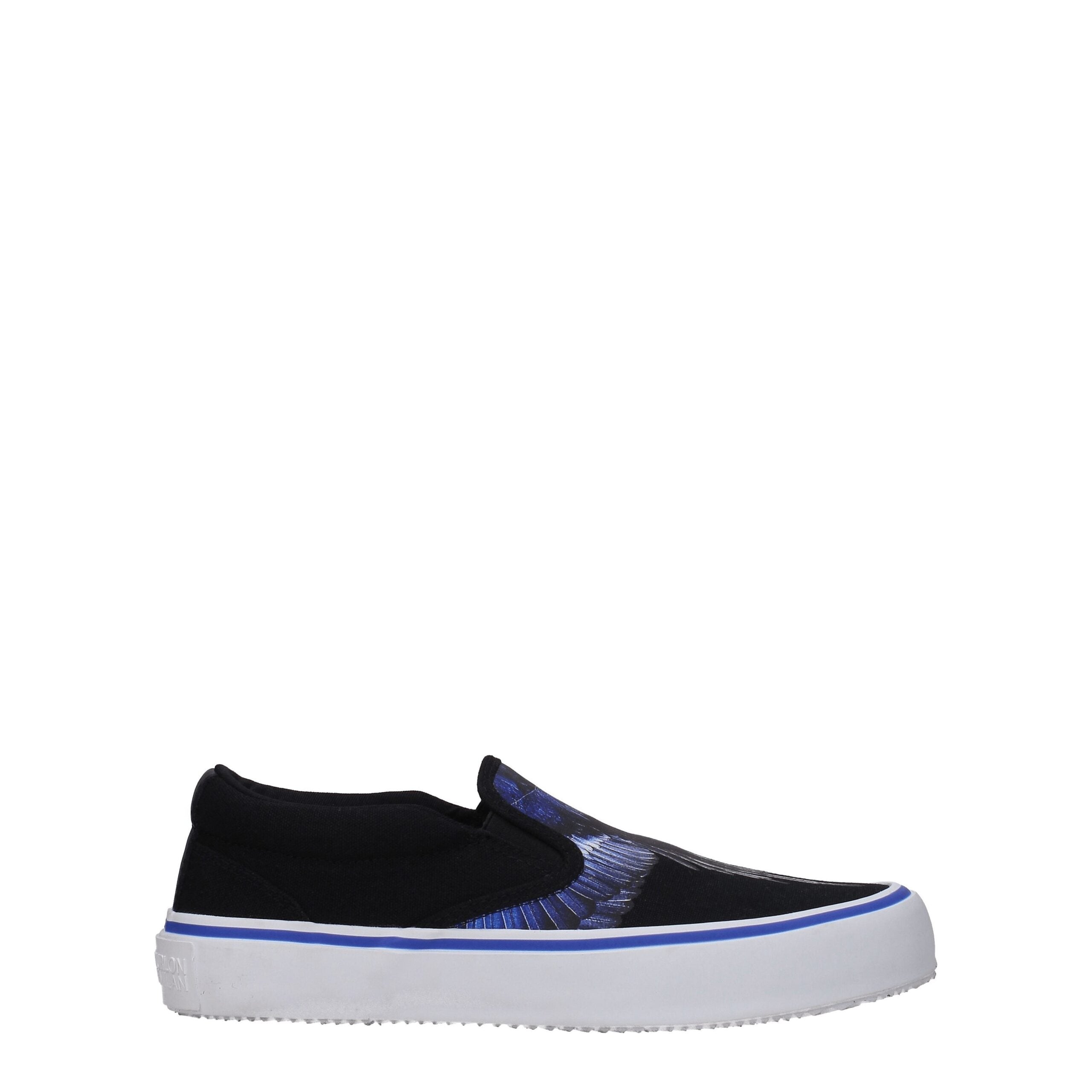 Black Fabric Slip-On Loafers Marcelo Burlon