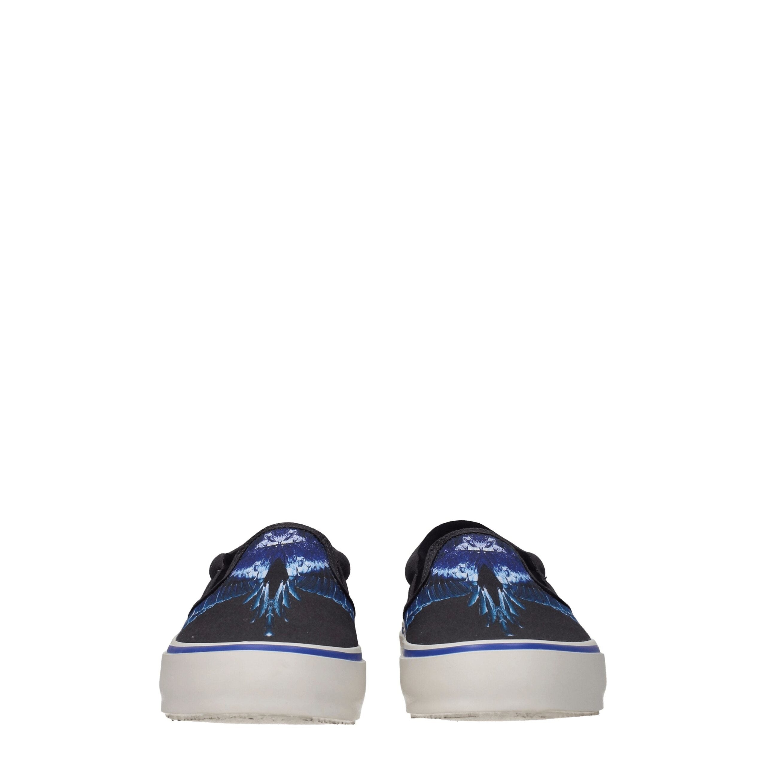 Black Fabric Slip-On Loafers Marcelo Burlon