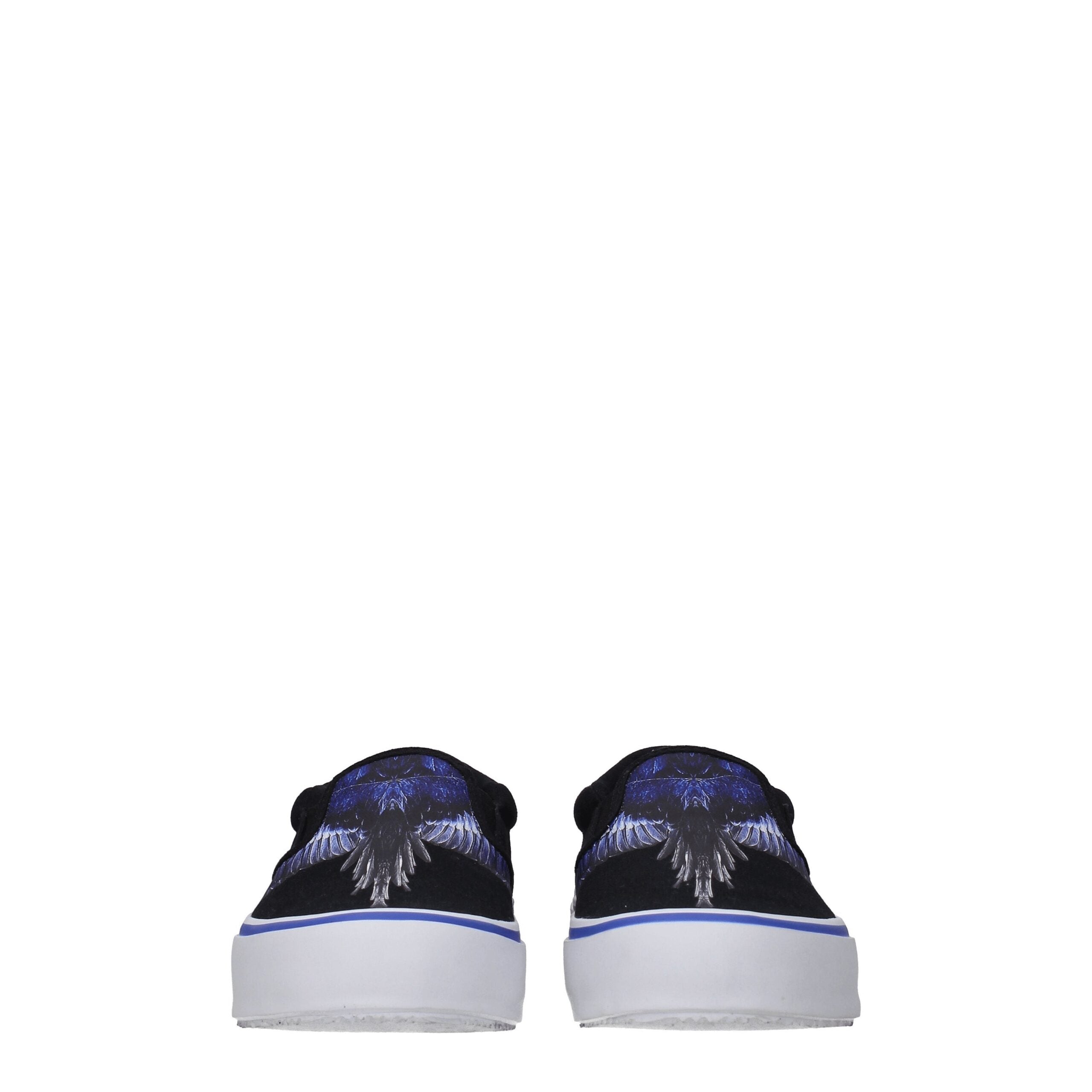 Black Fabric Slip-On Loafers Marcelo Burlon
