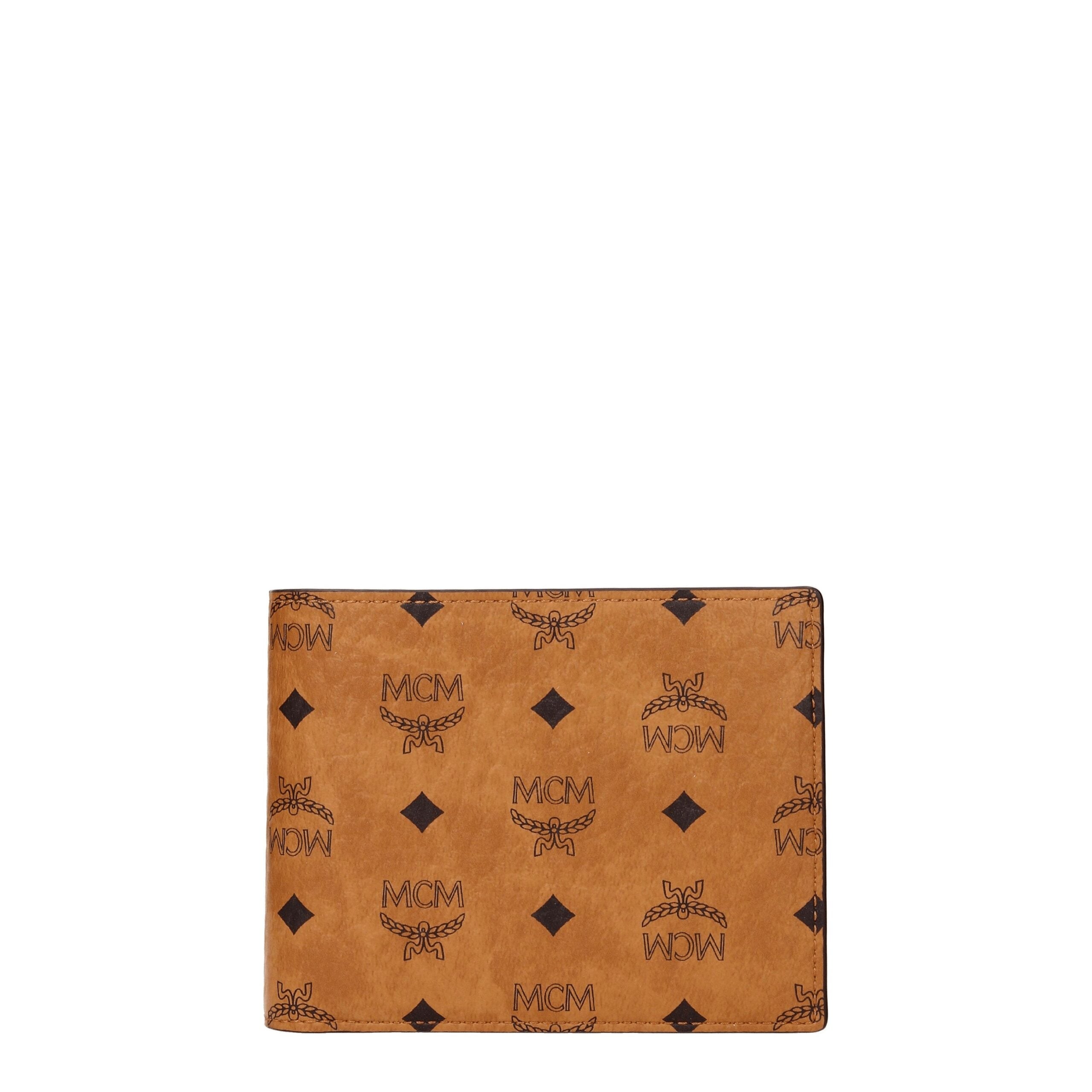 Brown Leather Wallets MCM