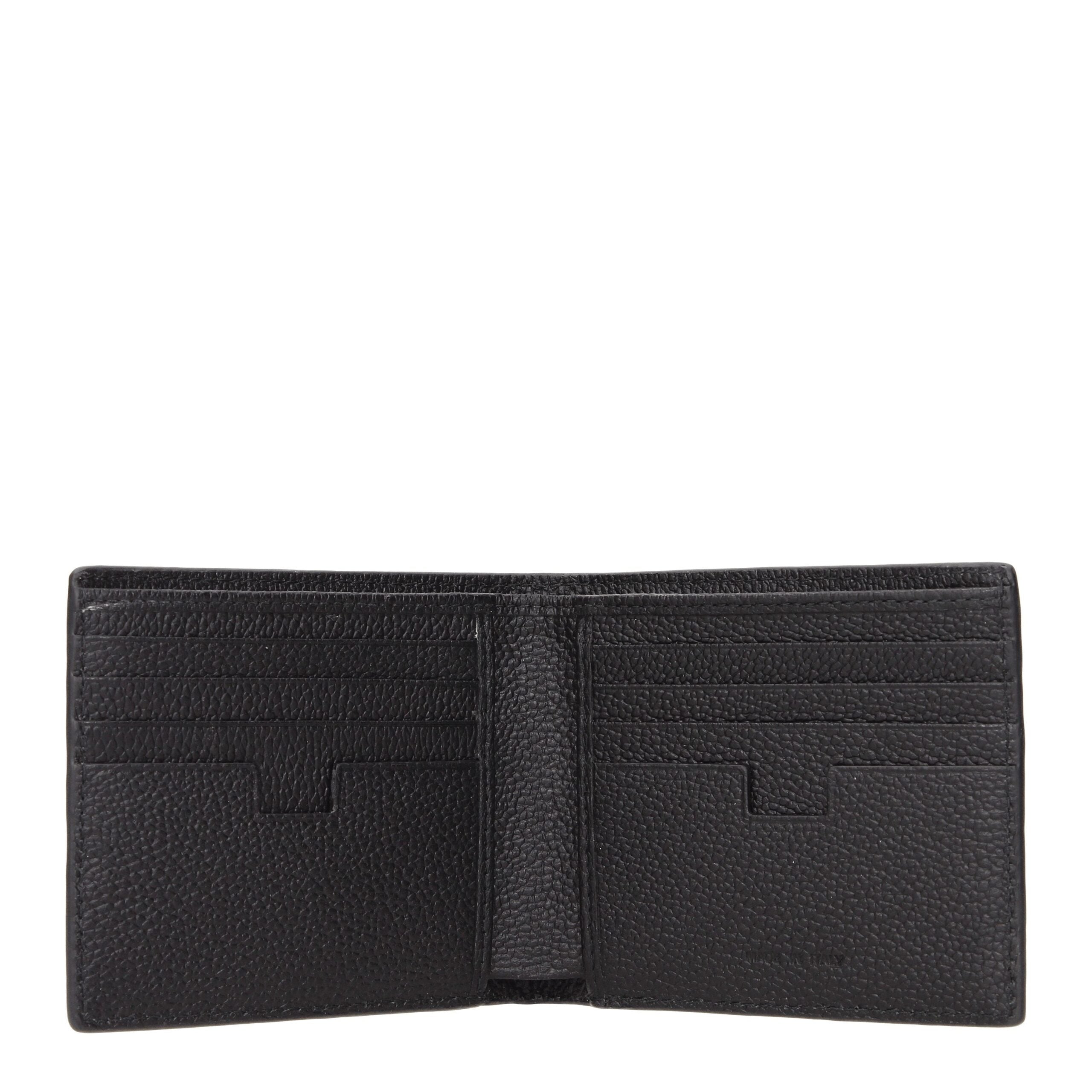 Black Leather Wallets Testoni
