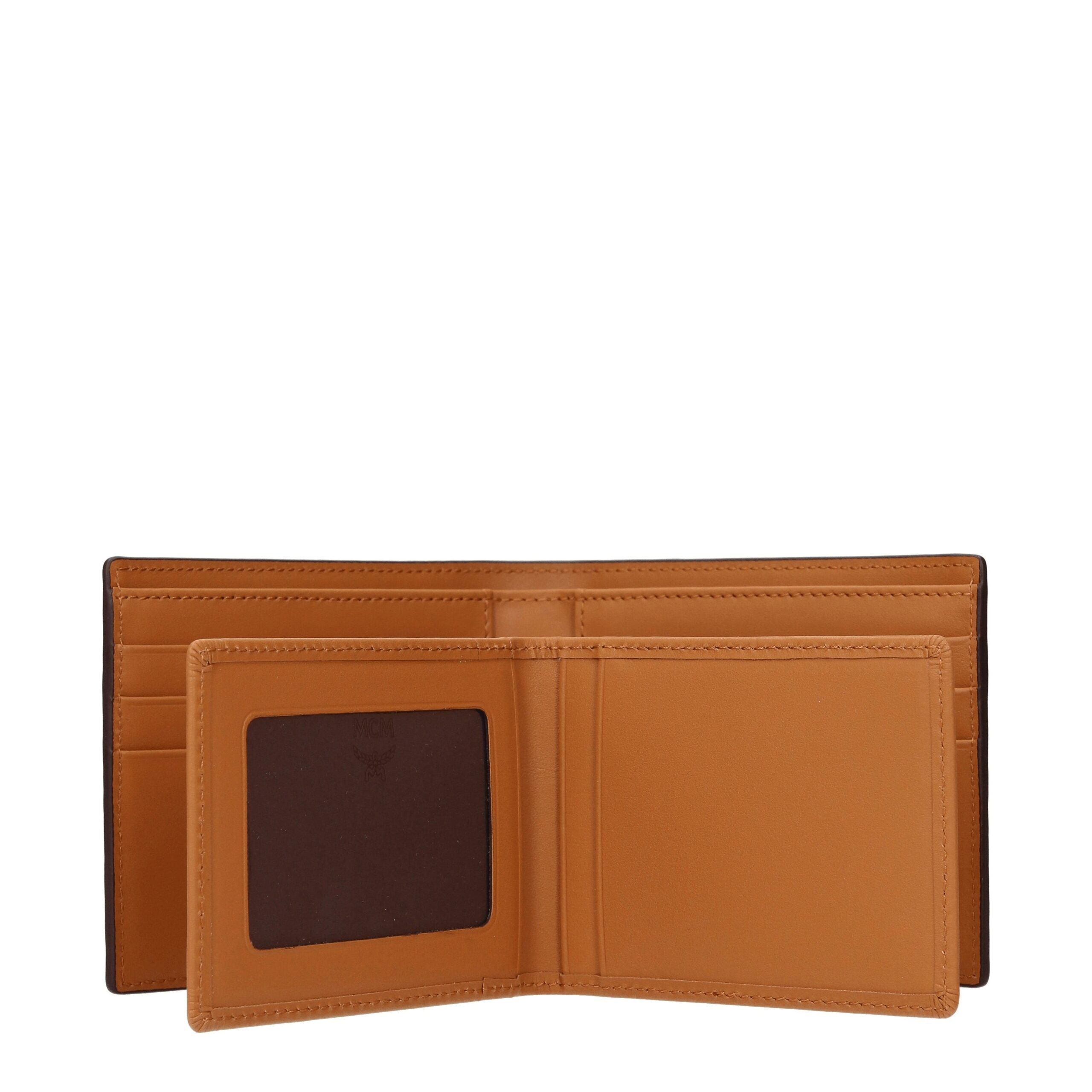 Brown Leather Wallets MCM
