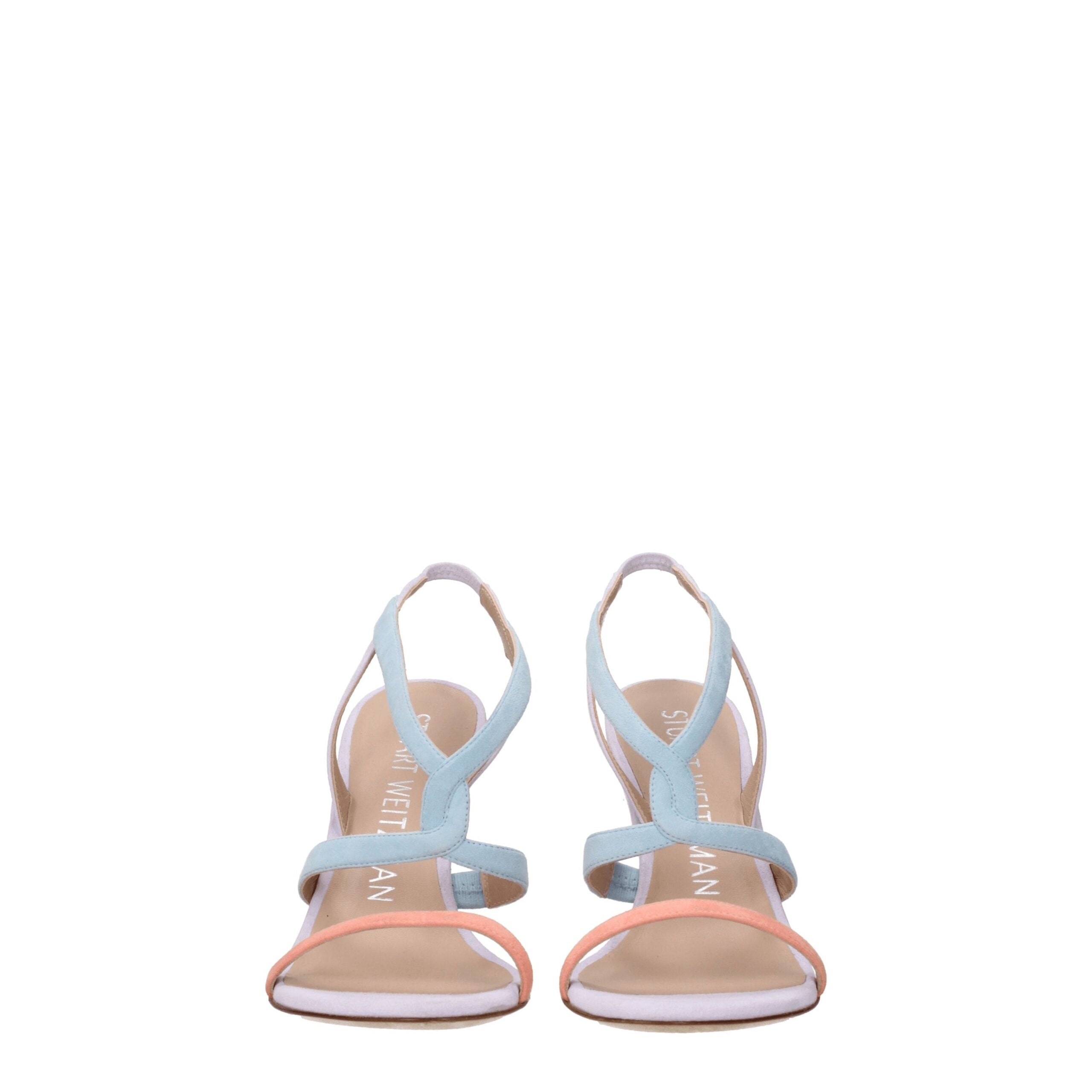 Multicolor Leather Stiletto Heels Sandals Stuart Weitzman