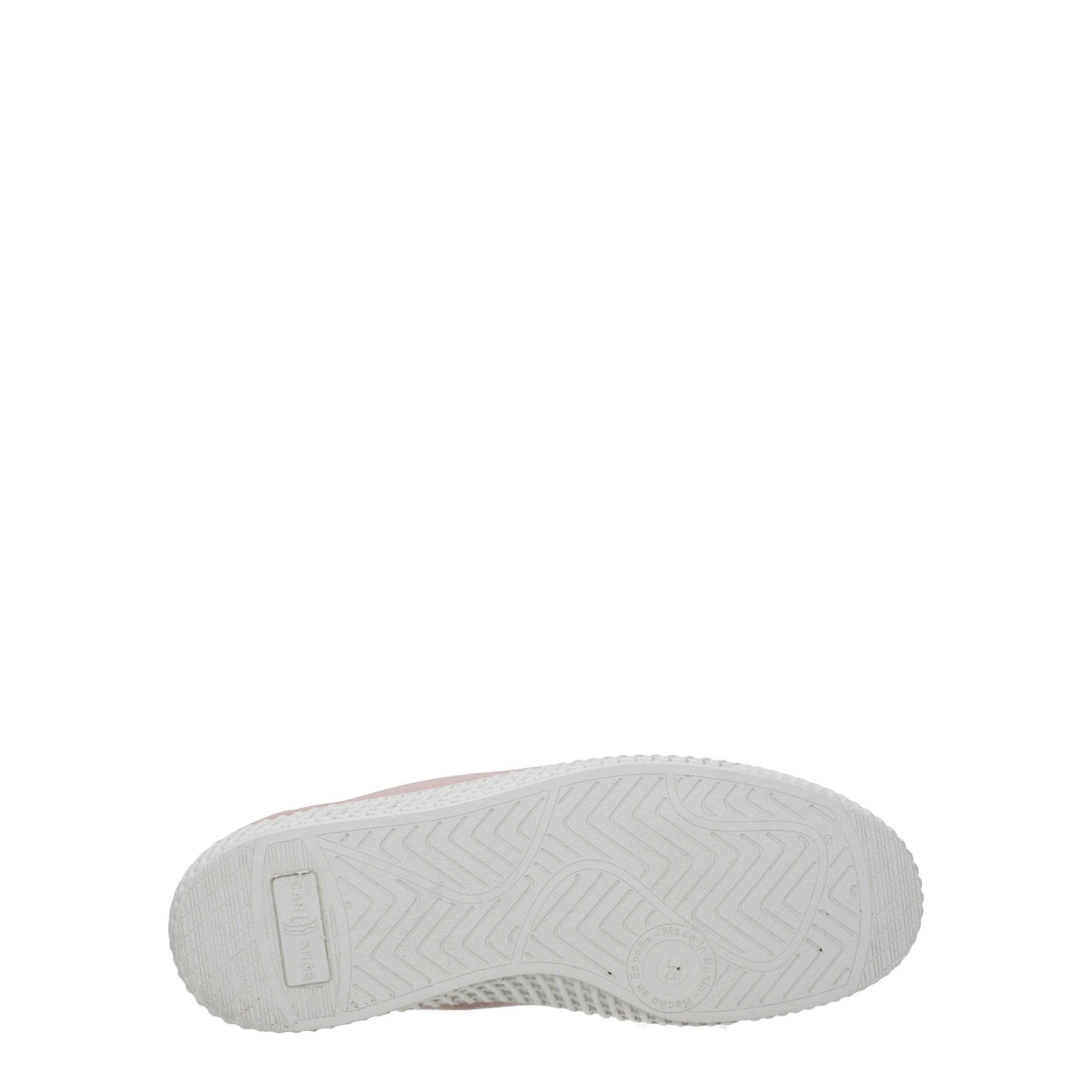 Pink Fabric Low Tops Car Shoe