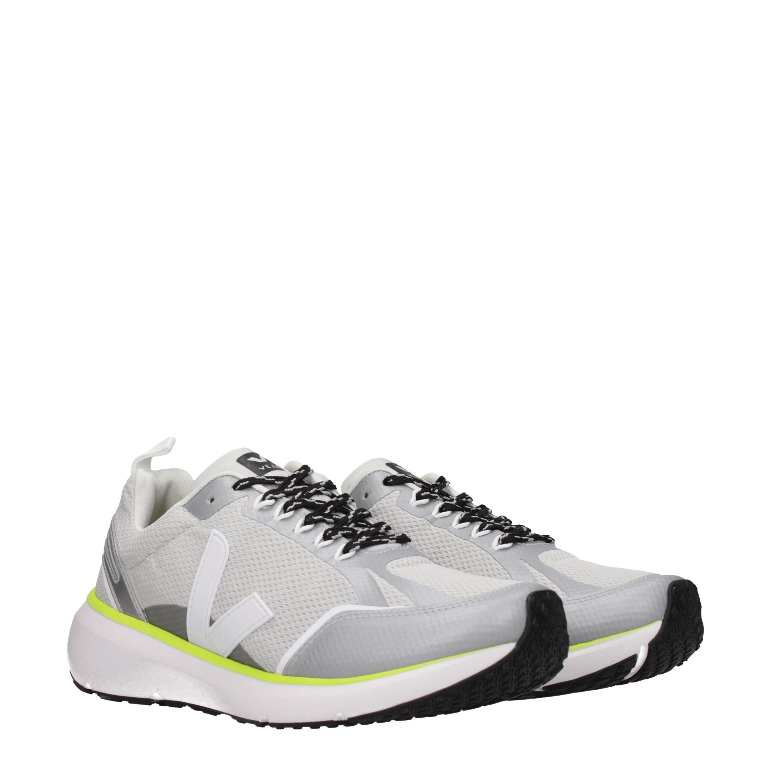 Gray Fabric Athletic Sneakers Veja