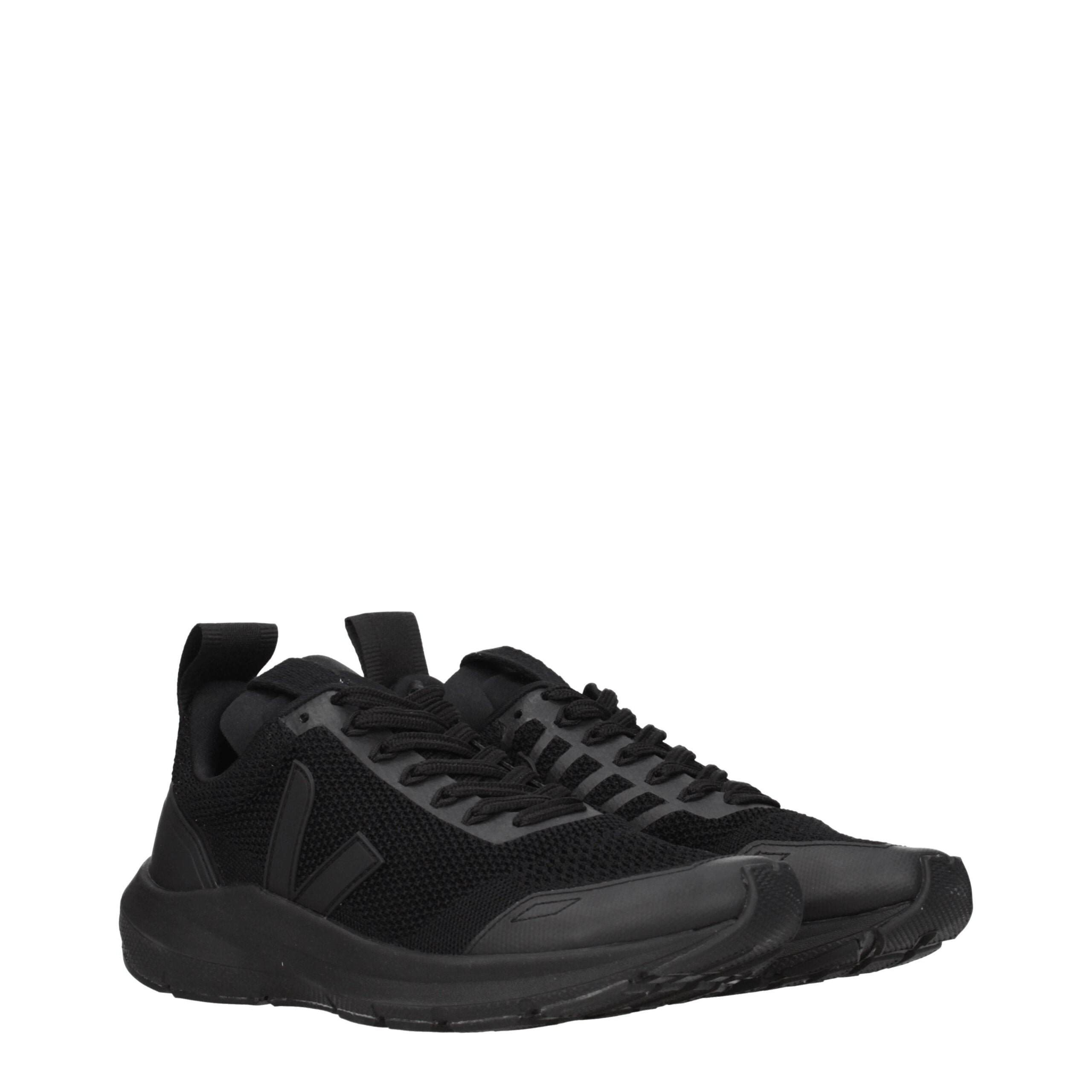 Black Fabric Athletic Sneakers Veja