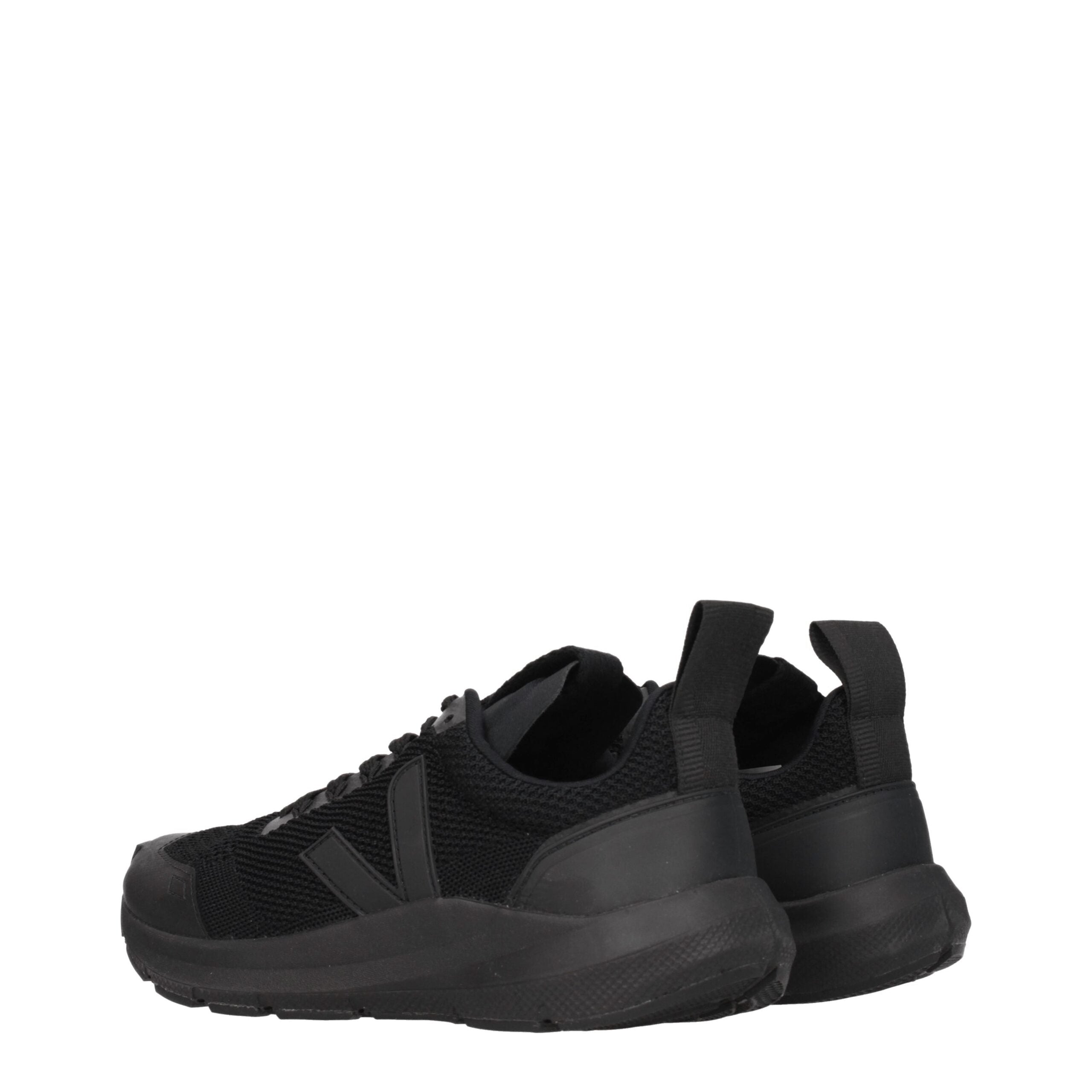 Black Fabric Athletic Sneakers Veja