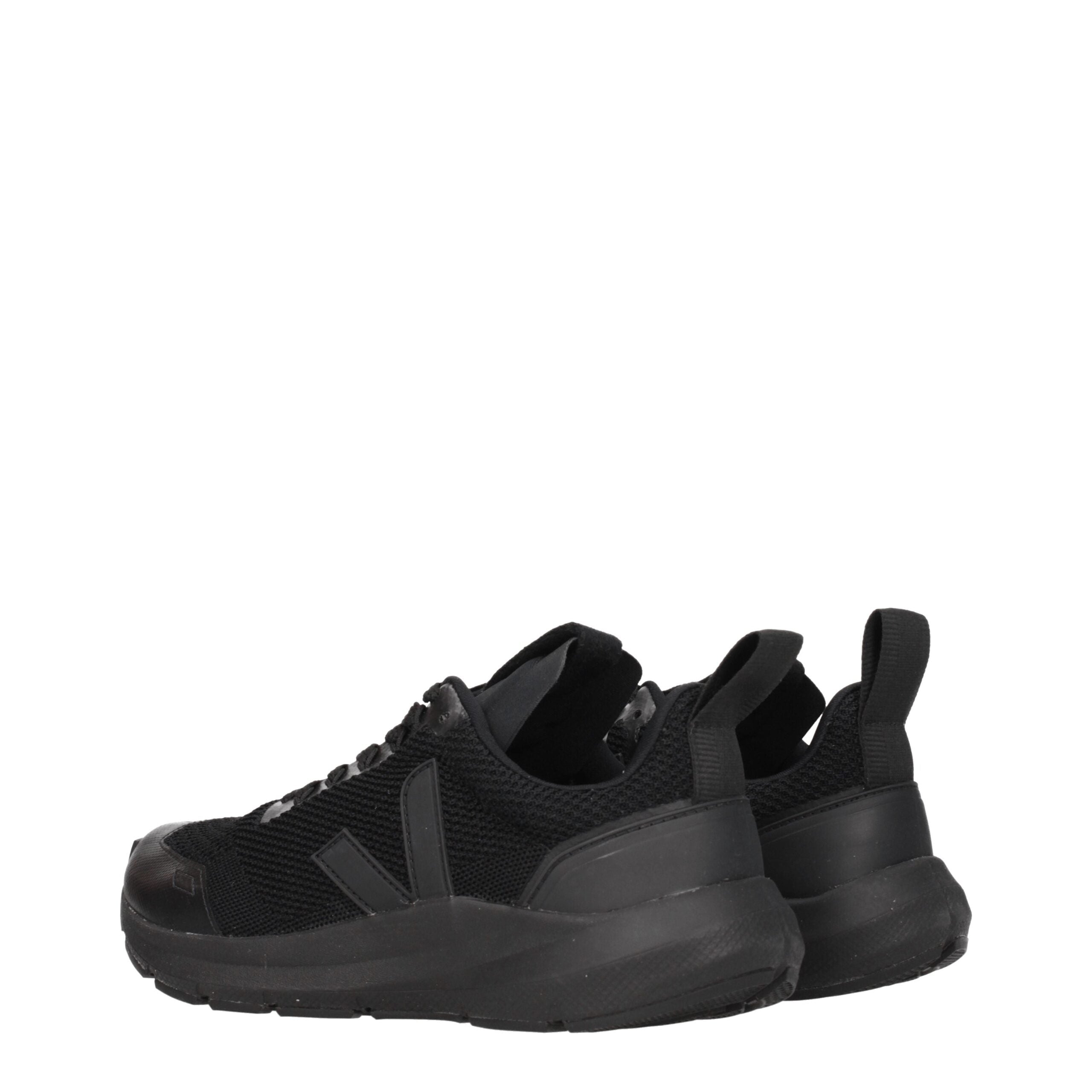Black Fabric Athletic Sneakers Veja