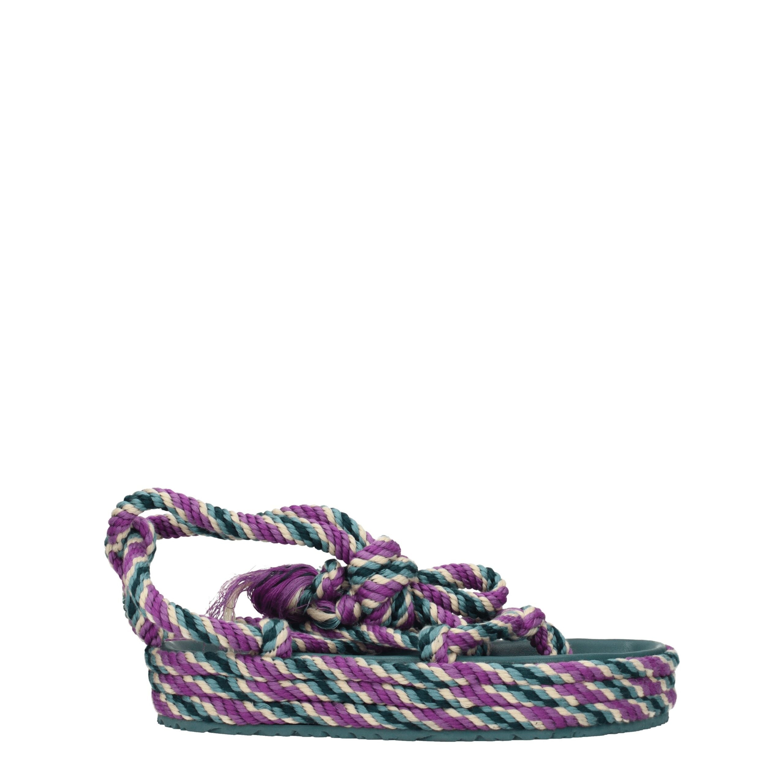 Multicolor Fabric Flat Sandals Isabel Marant