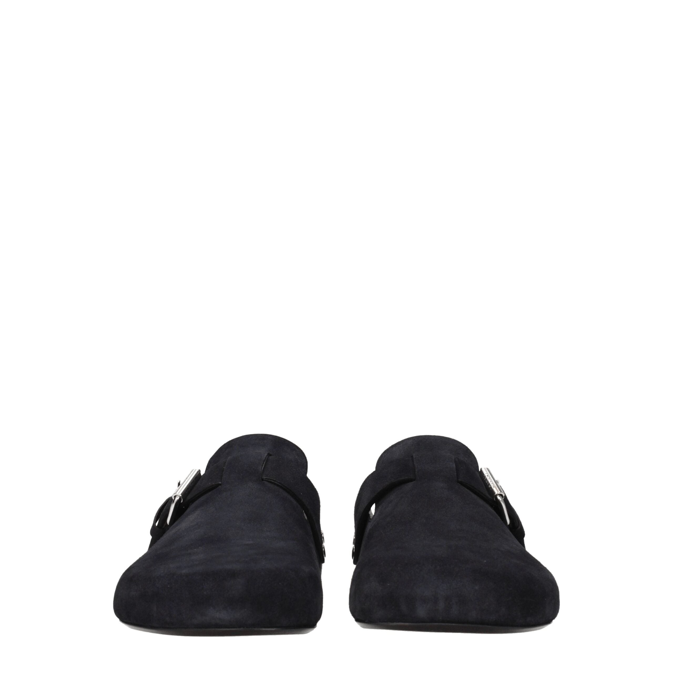 Black Leather Slippers Sandals Isabel Marant