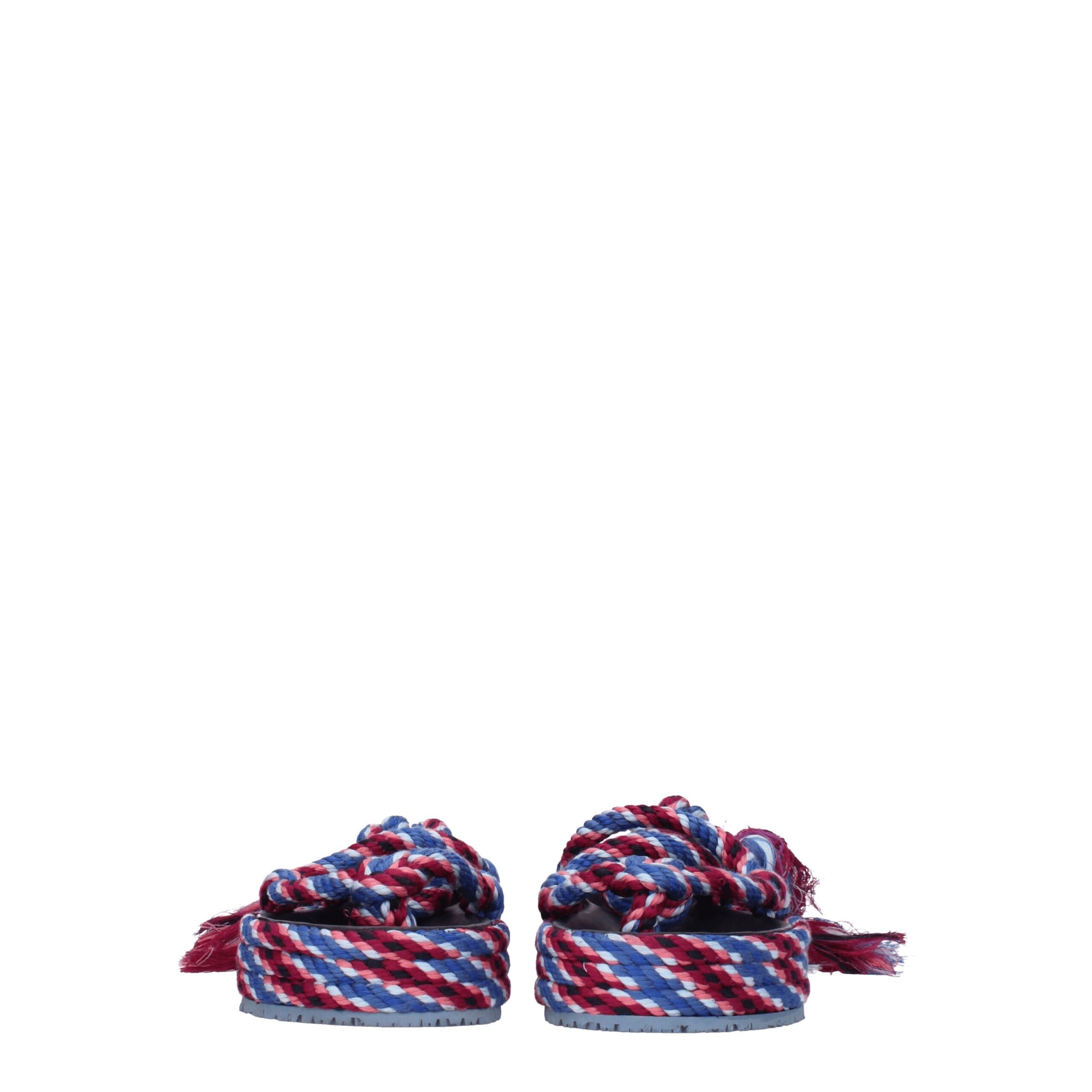 Blue Fabric Flat Sandals Isabel Marant