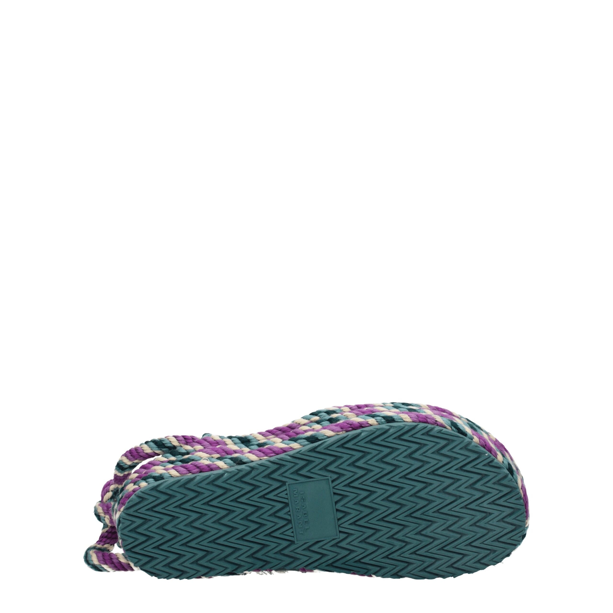 Multicolor Fabric Flat Sandals Isabel Marant