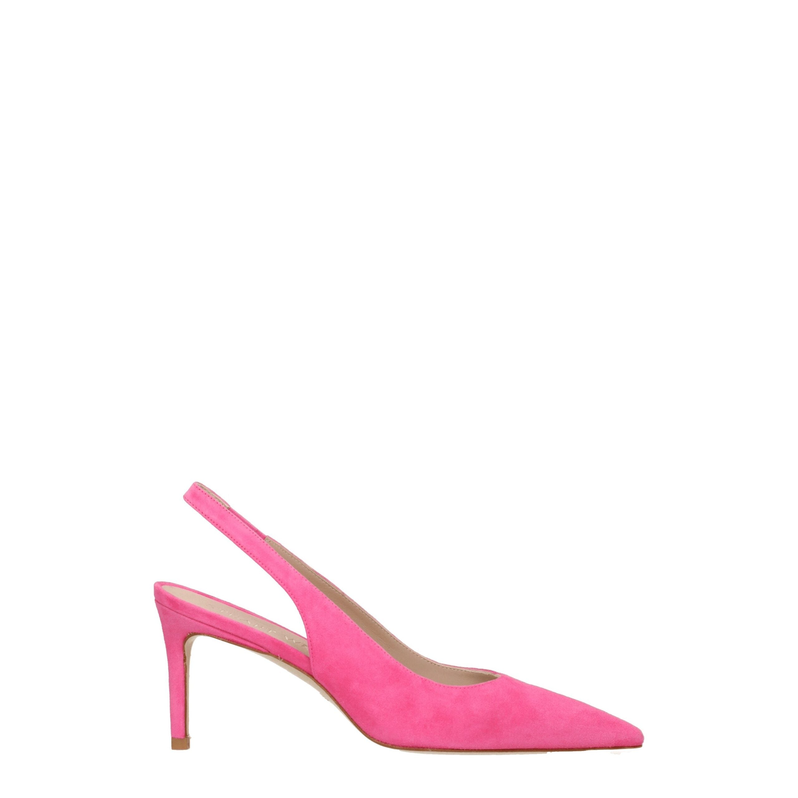 Pink Leather High Heel Pumps Stuart Weitzman