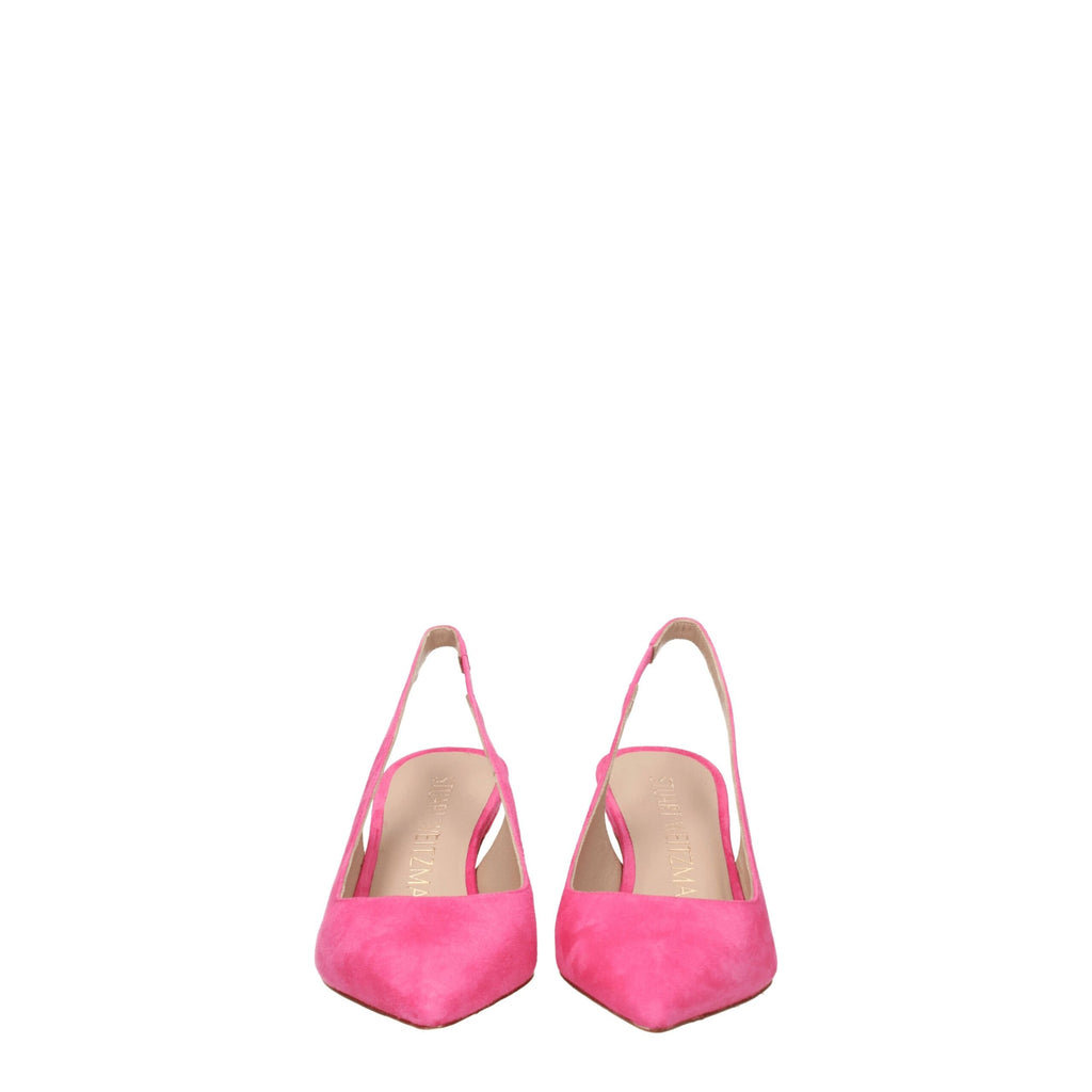 Pink Leather High Heel Pumps Stuart Weitzman