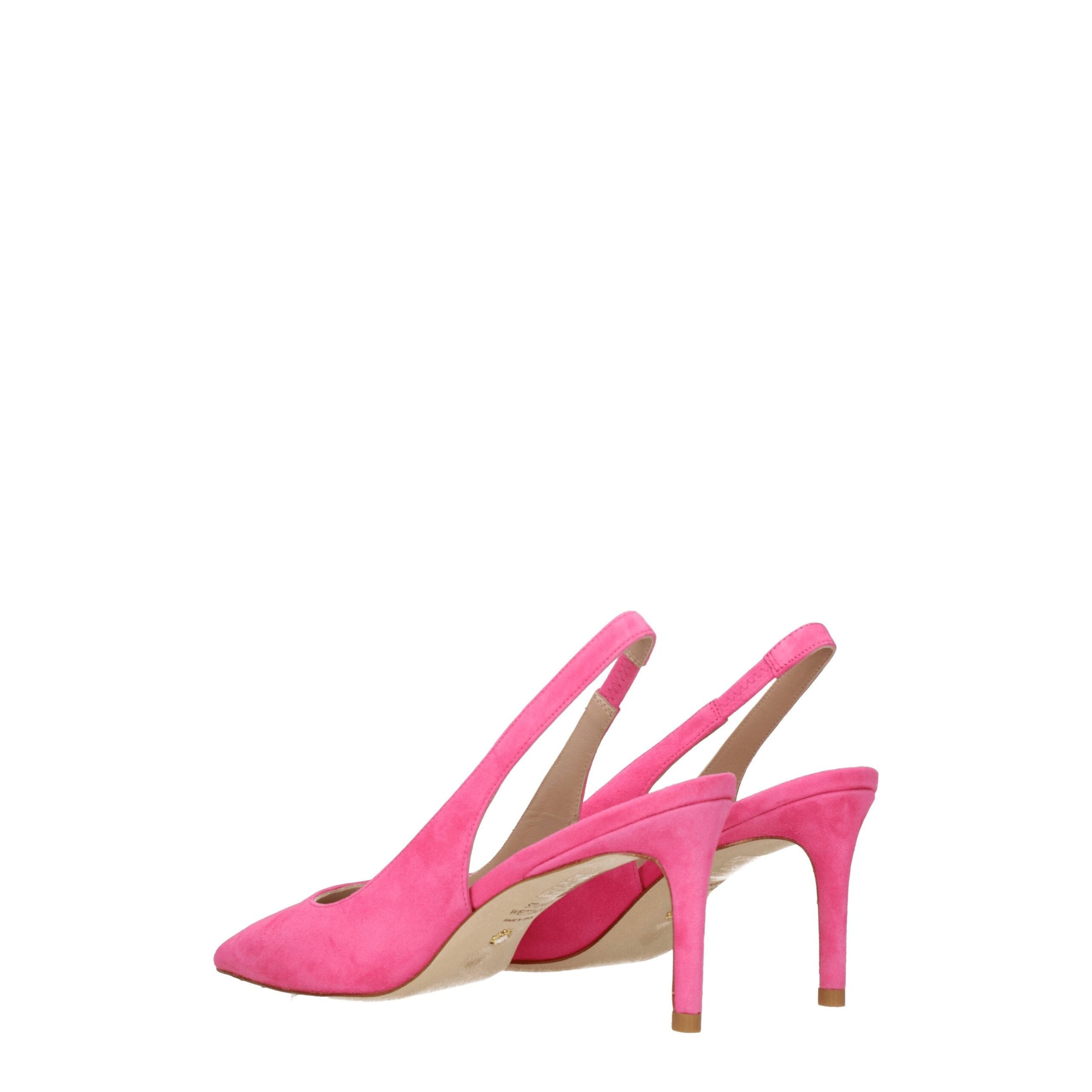 Pink Leather High Heel Pumps Stuart Weitzman