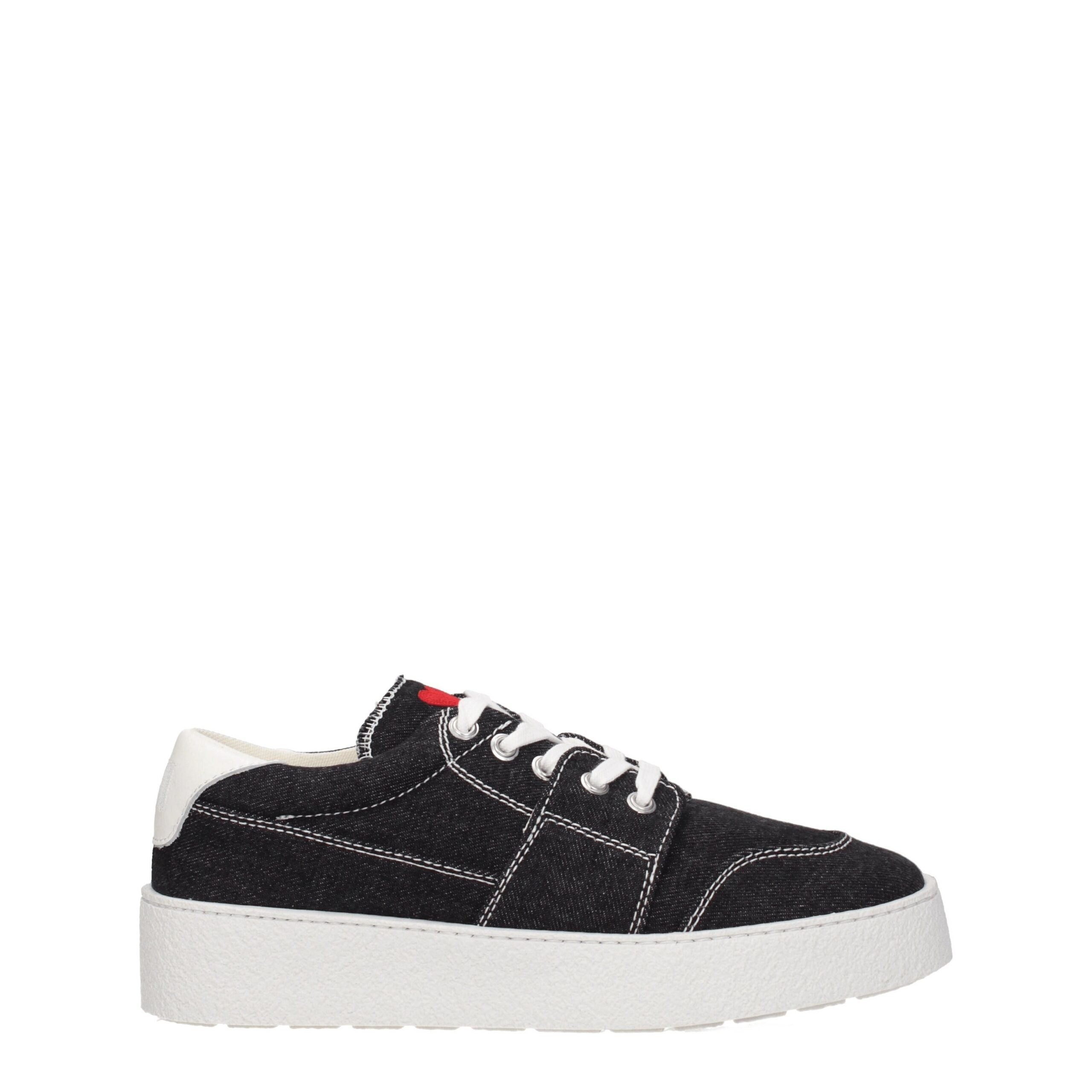Black Fabric Low Tops Ami Paris