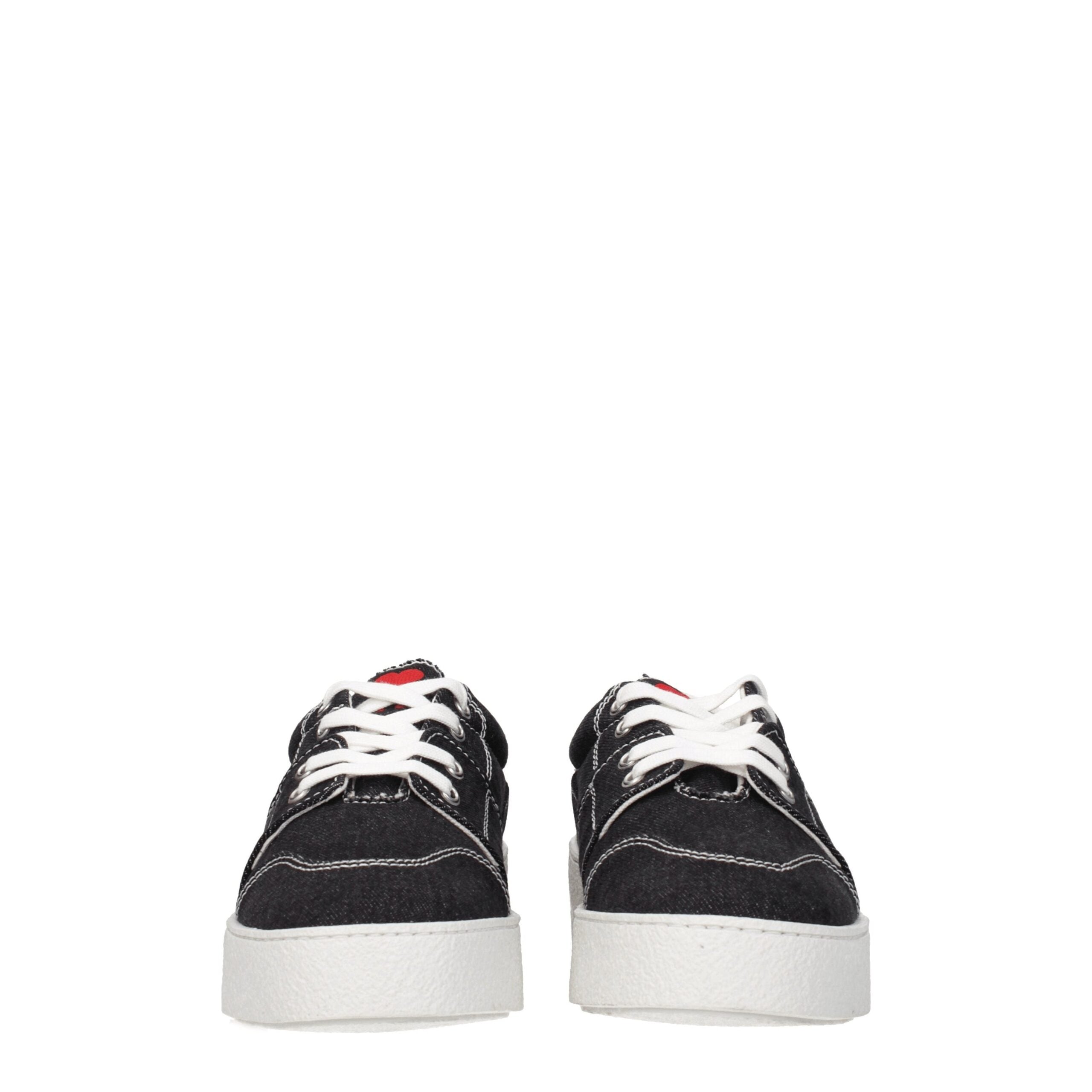 Black Fabric Low Tops Ami Paris