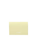 Yellow Leather Cardholders Jil Sander