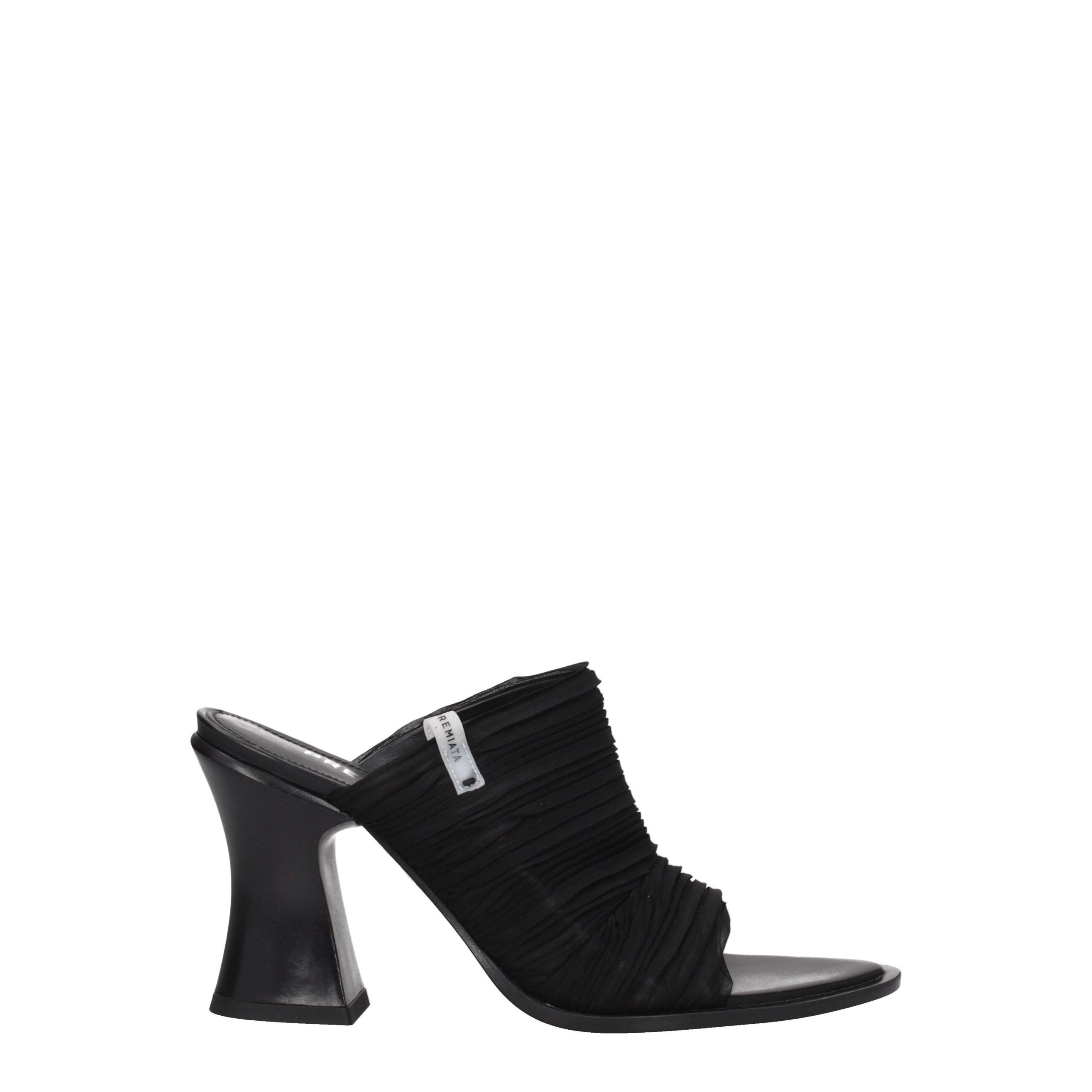 Black Fabric Platforms Premiata