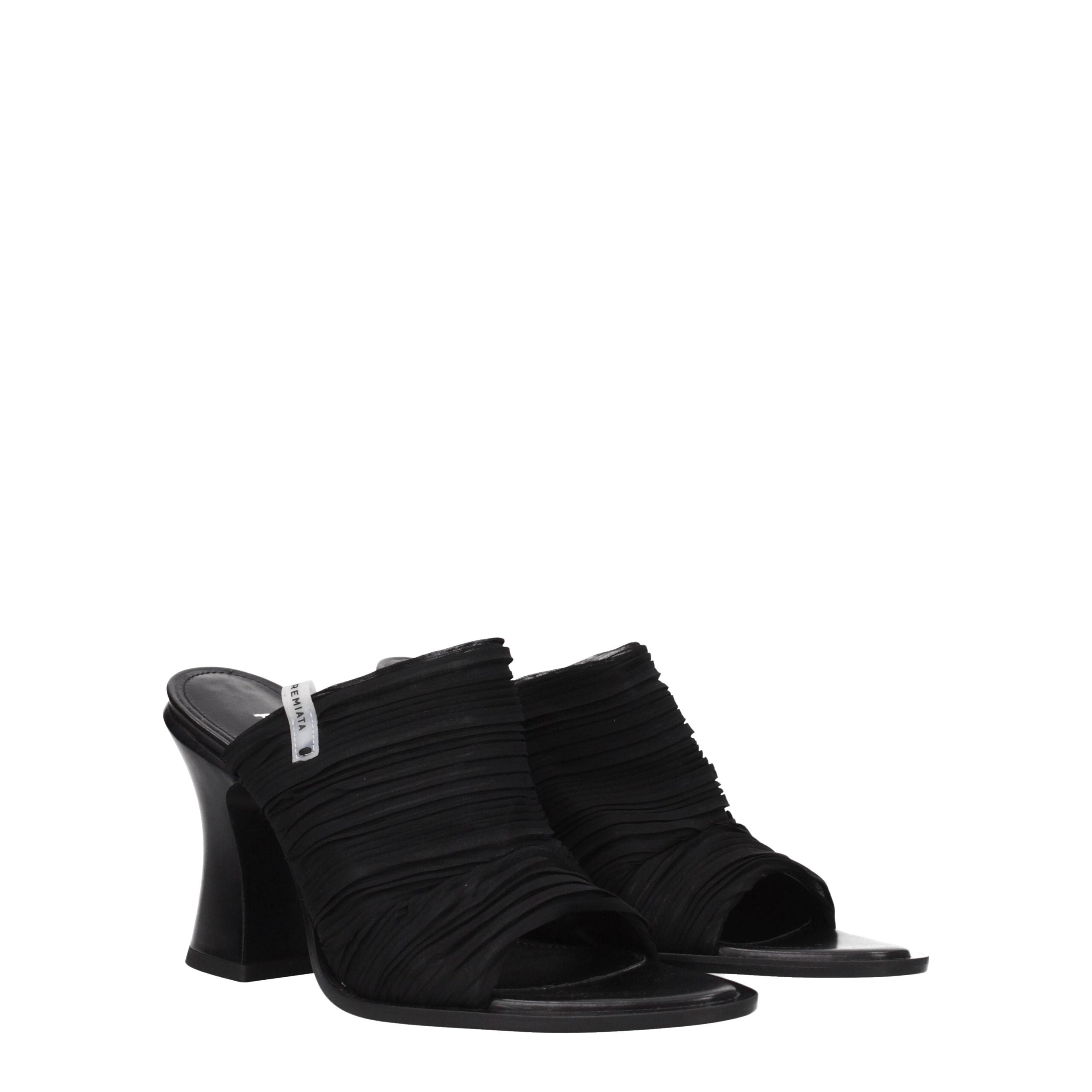 Black Fabric Platforms Premiata