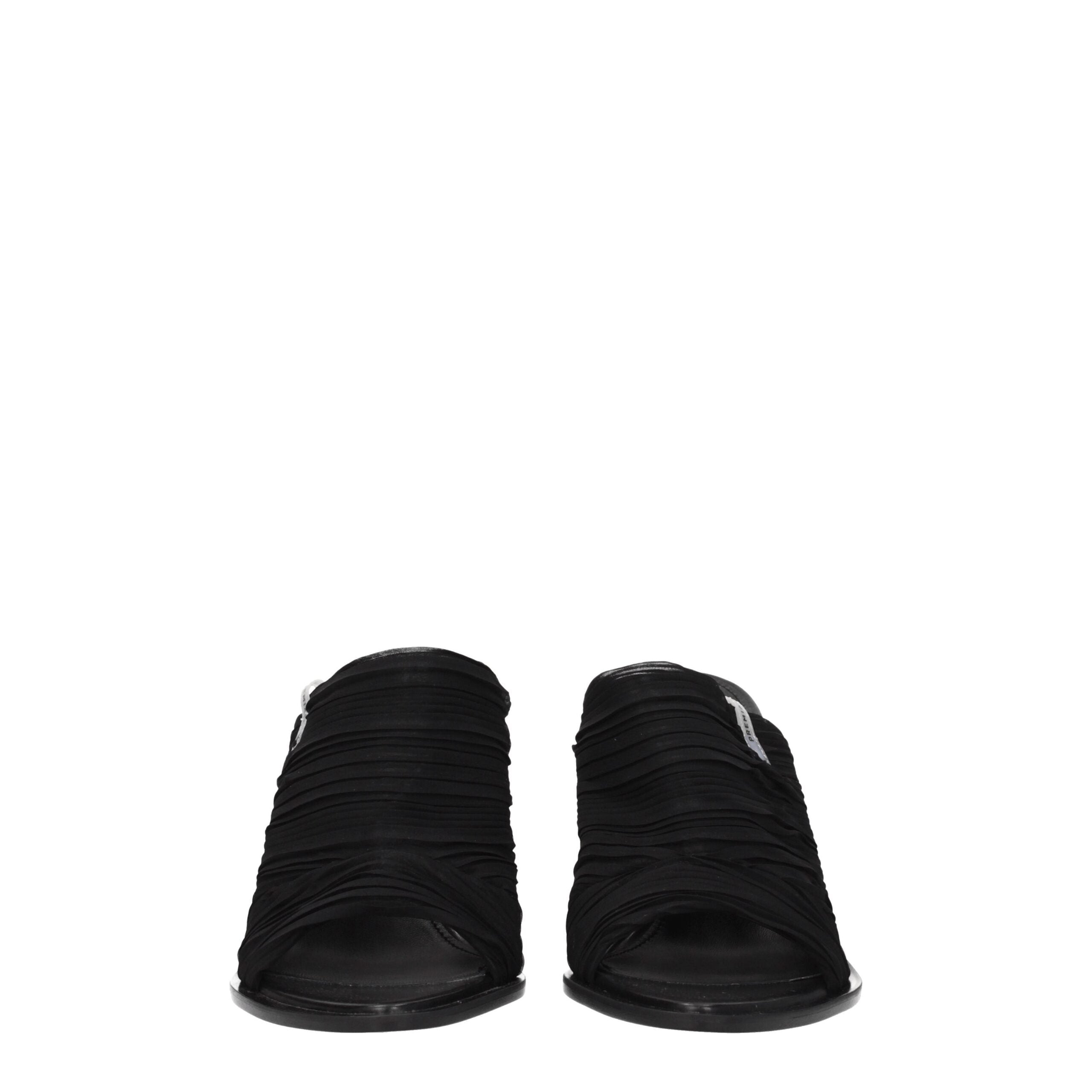 Black Fabric Platforms Premiata