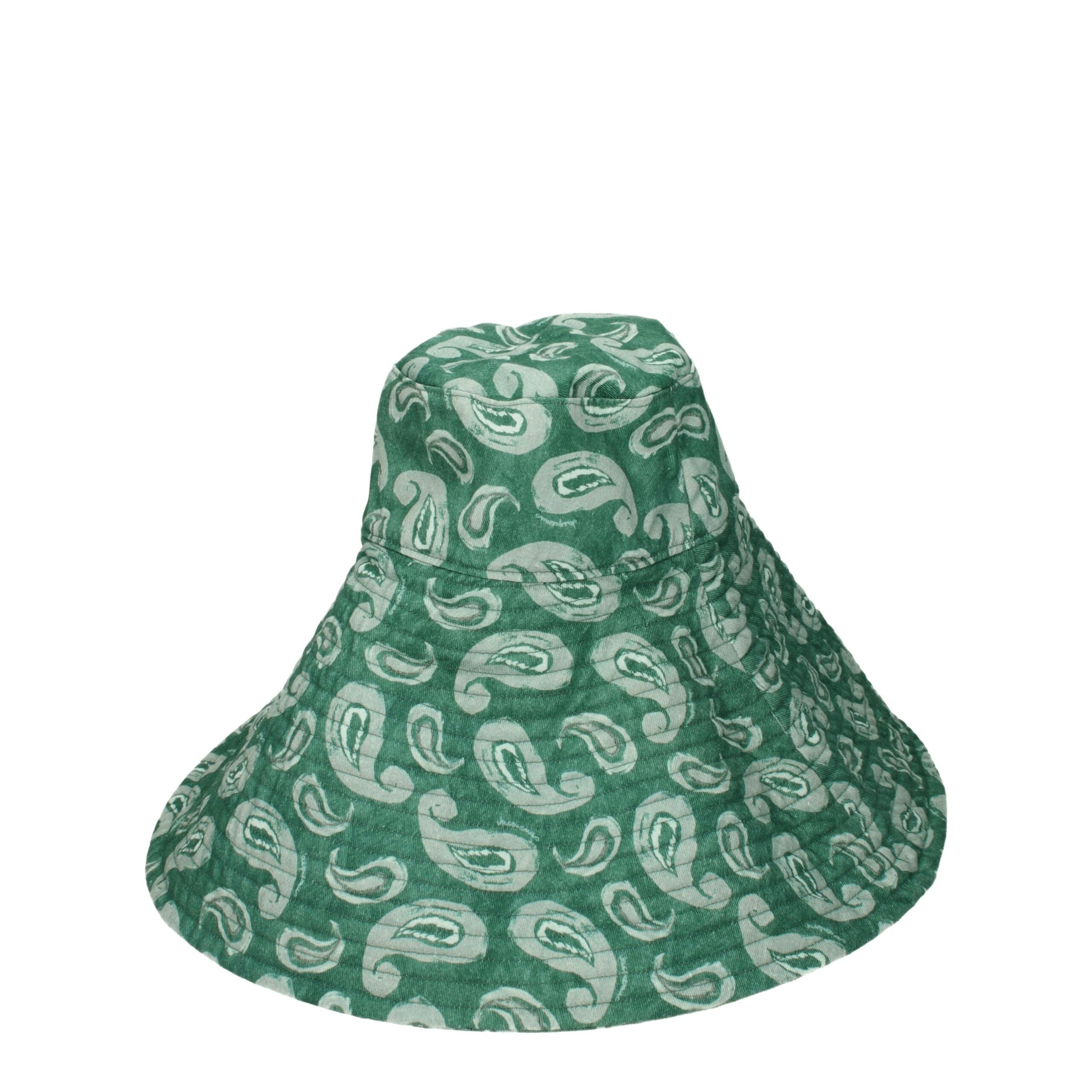 Green Cotton Sunhats Jacquemus