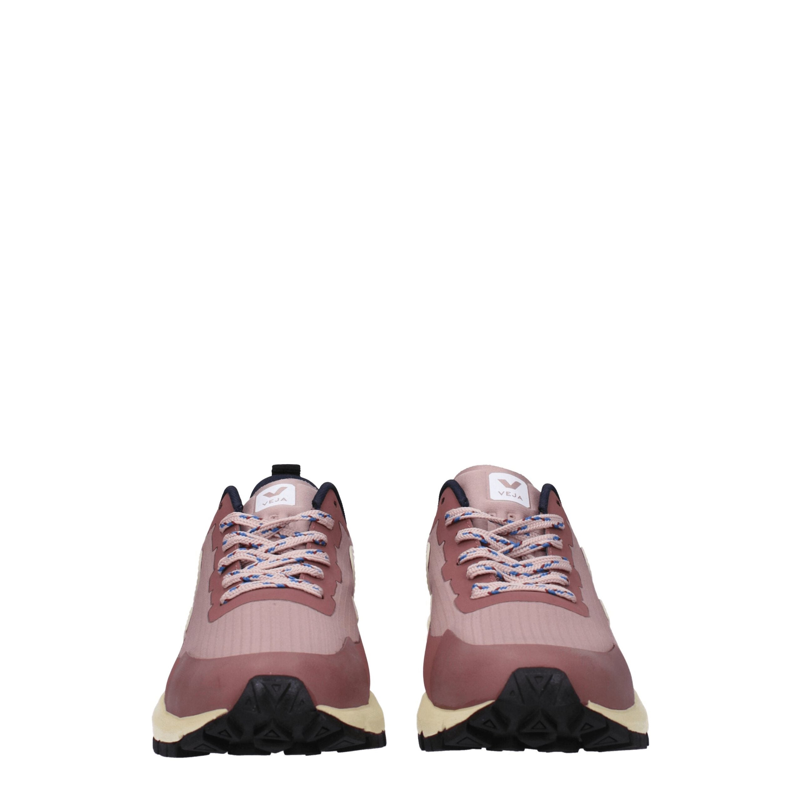 Pink Fabric Athletic Sneakers Veja