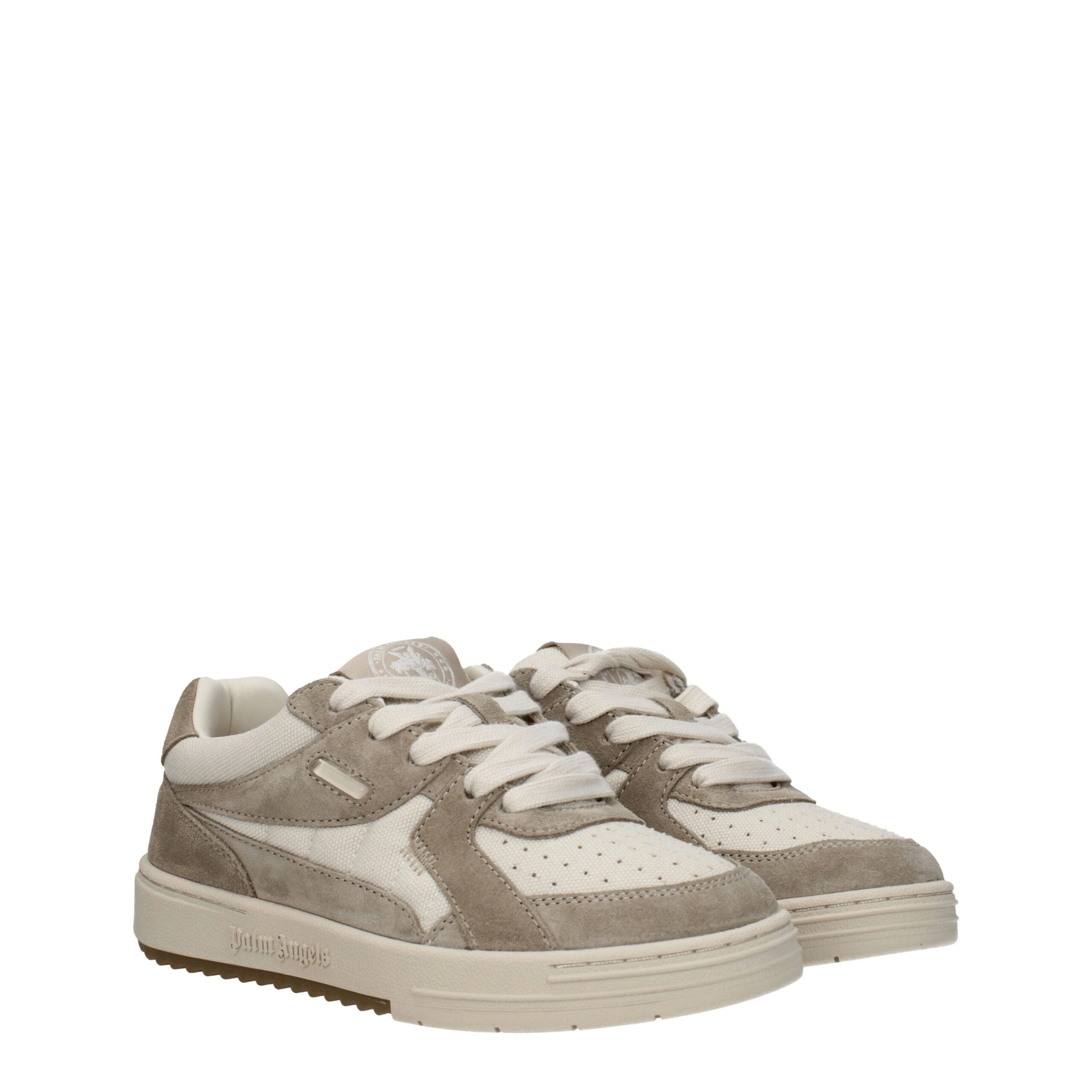 Beige Fabric Low Tops Palm Angels