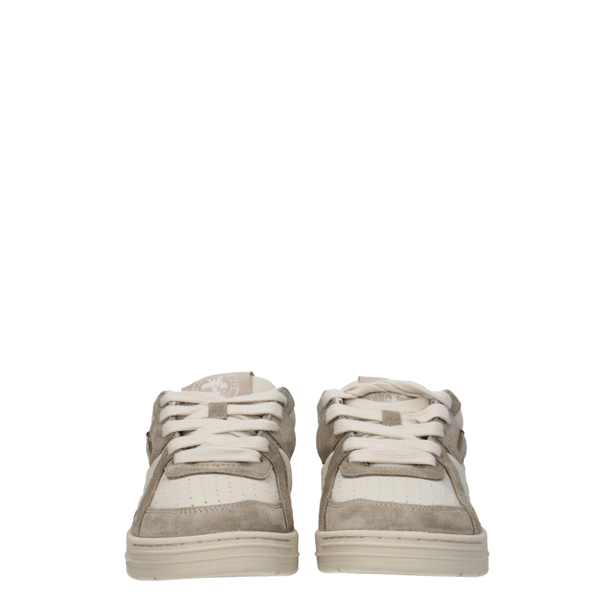 Beige Fabric Low Tops Palm Angels